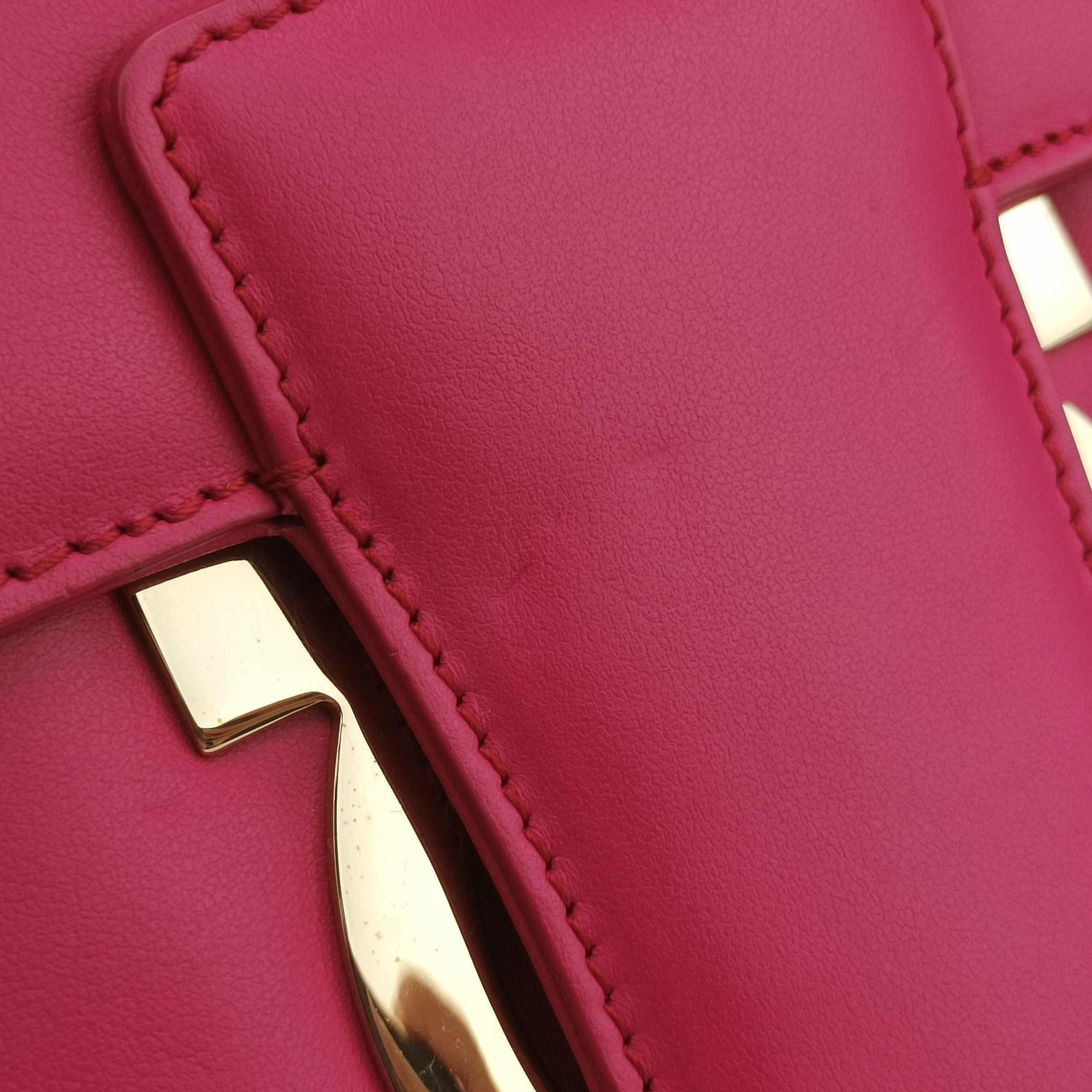 Secondhand Ferragamo Thalia Rose Leather  shoulderbag | stylenewstar