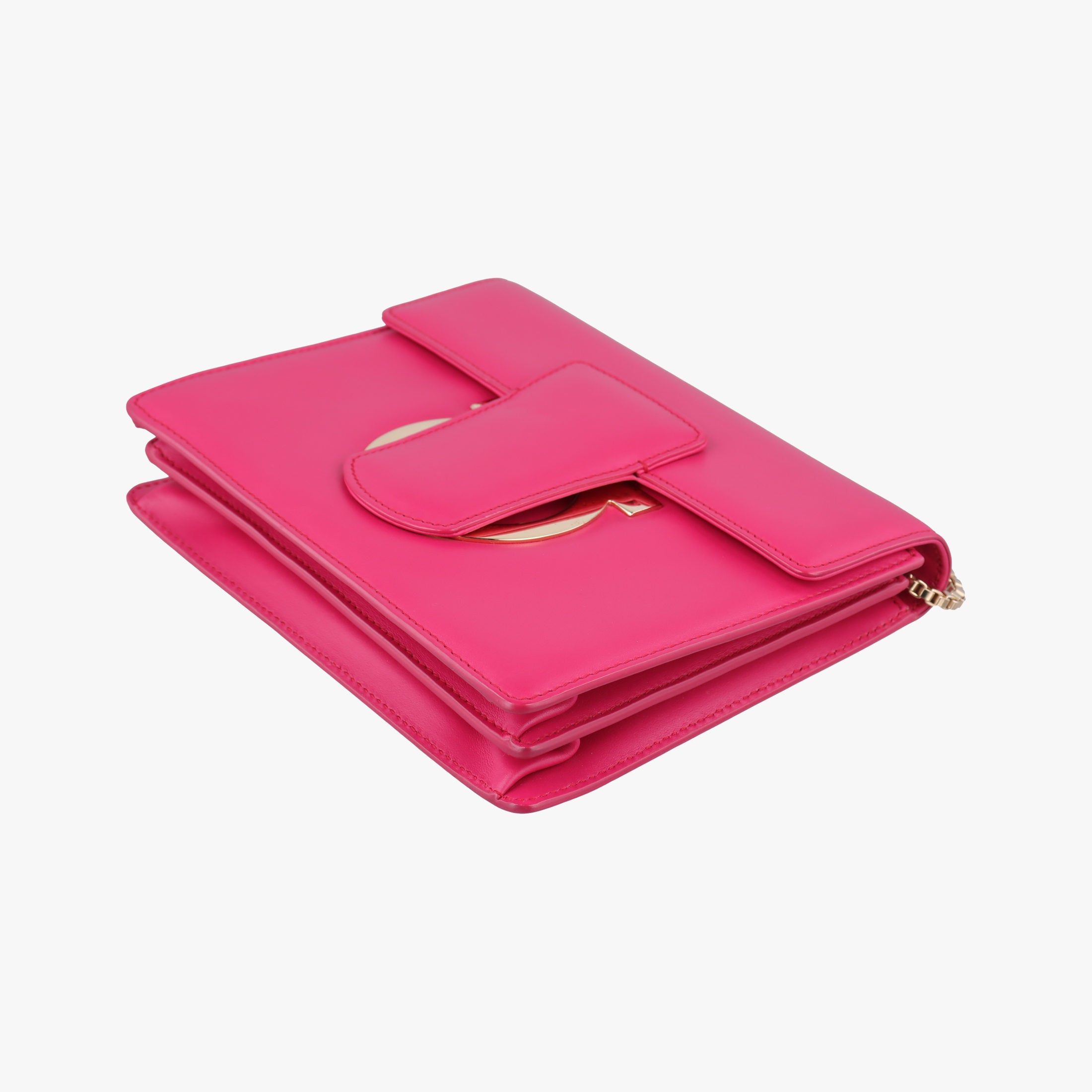 Secondhand Ferragamo Thalia Rose Leather  shoulderbag | stylenewstar