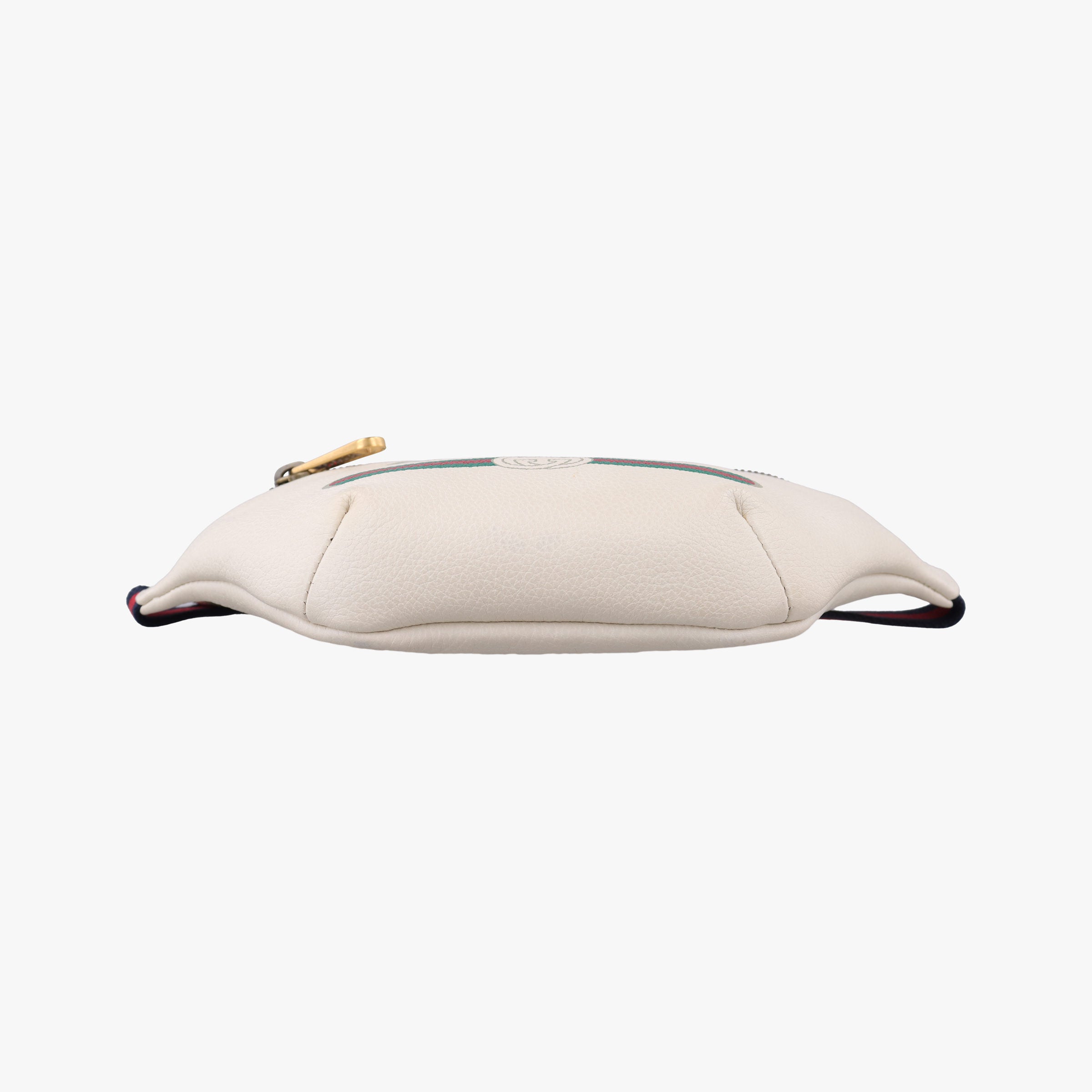 Secondhand Gucci Print White Leather 527792 bum bag/waist bag | stylenewstar