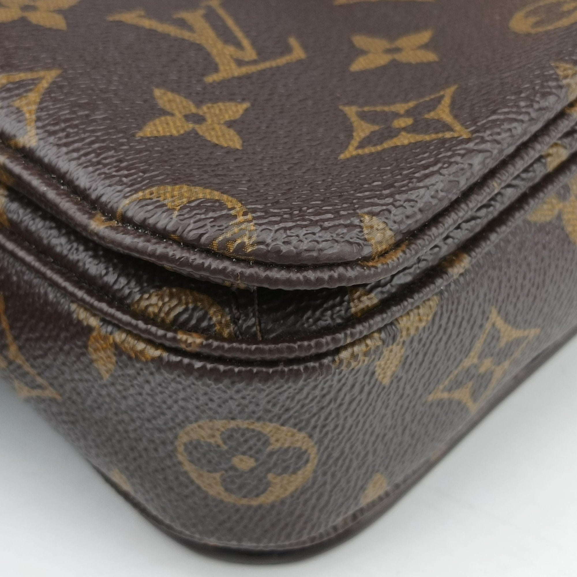 Pre-owned Louis Vuitton Pochette Metis MM Brown Monogram Canvas M44875 shoulderbag | stylenewstar
