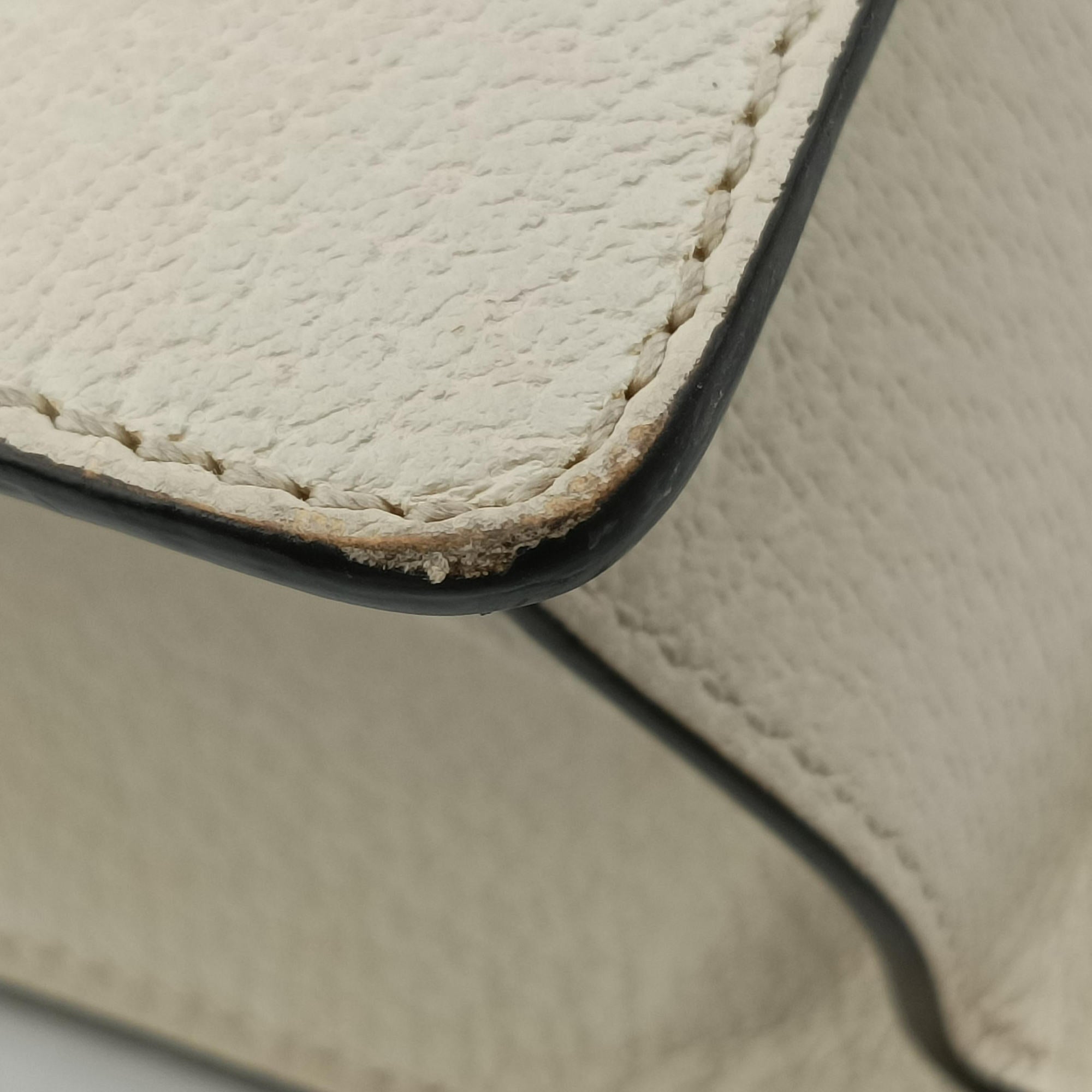 Vintage Gucci Sylvie Ivory×Navy×Red Leather 524405 shoulderbag | stylenewstar