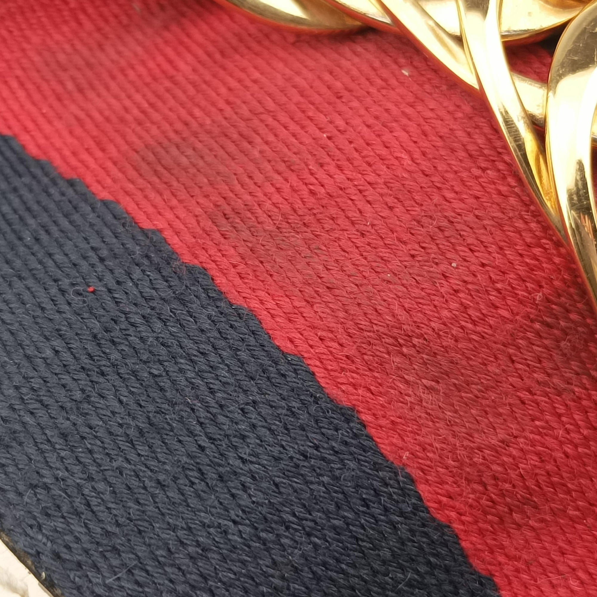 Vintage Gucci Sylvie Ivory×Navy×Red Leather 524405 shoulderbag | stylenewstar