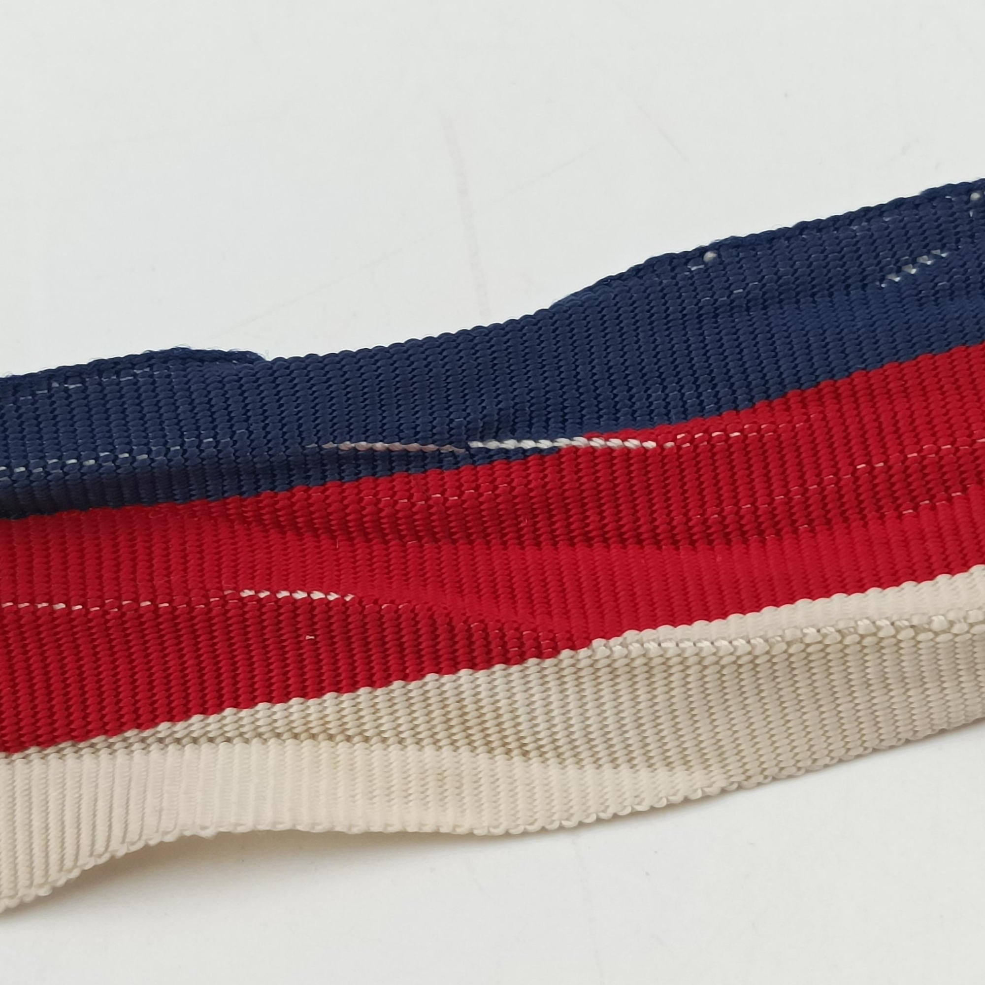 Vintage Gucci Sylvie Ivory×Navy×Red Leather 524405 shoulderbag | stylenewstar
