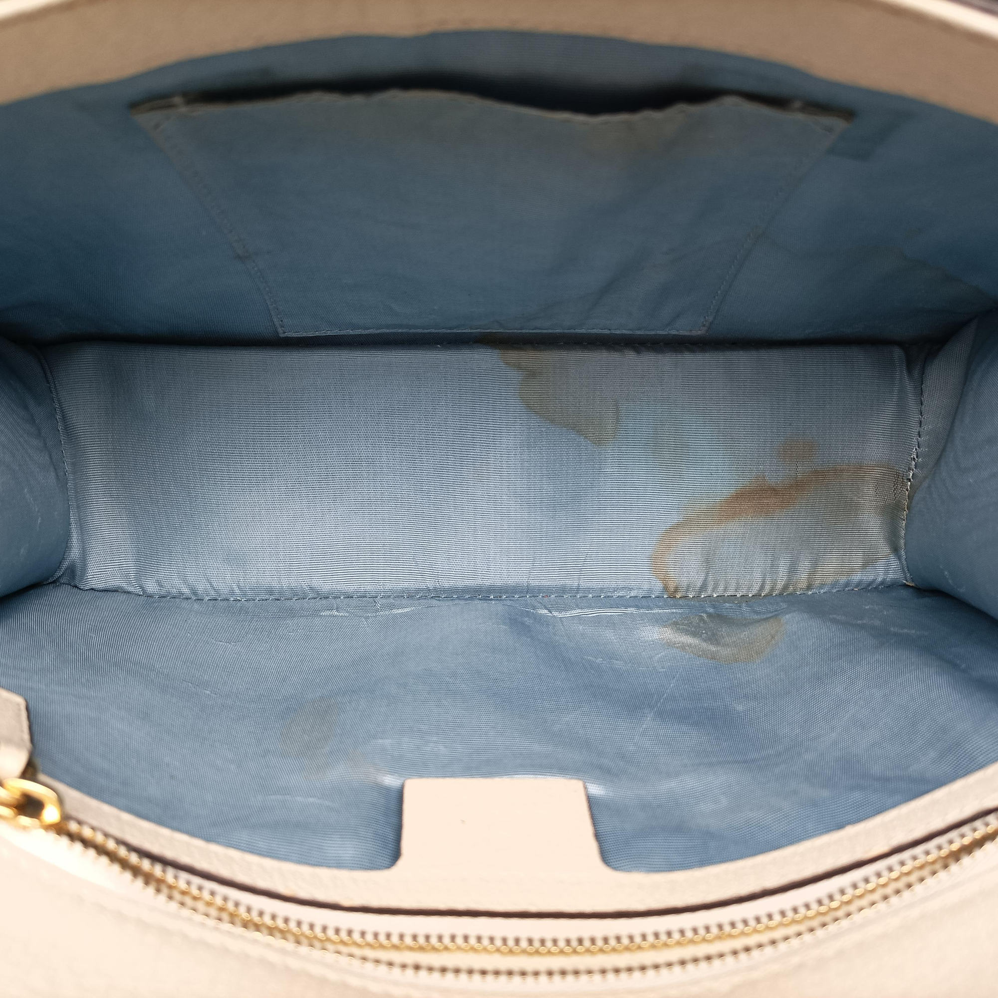 Vintage Gucci Sylvie Ivory×Navy×Red Leather 524405 shoulderbag | stylenewstar