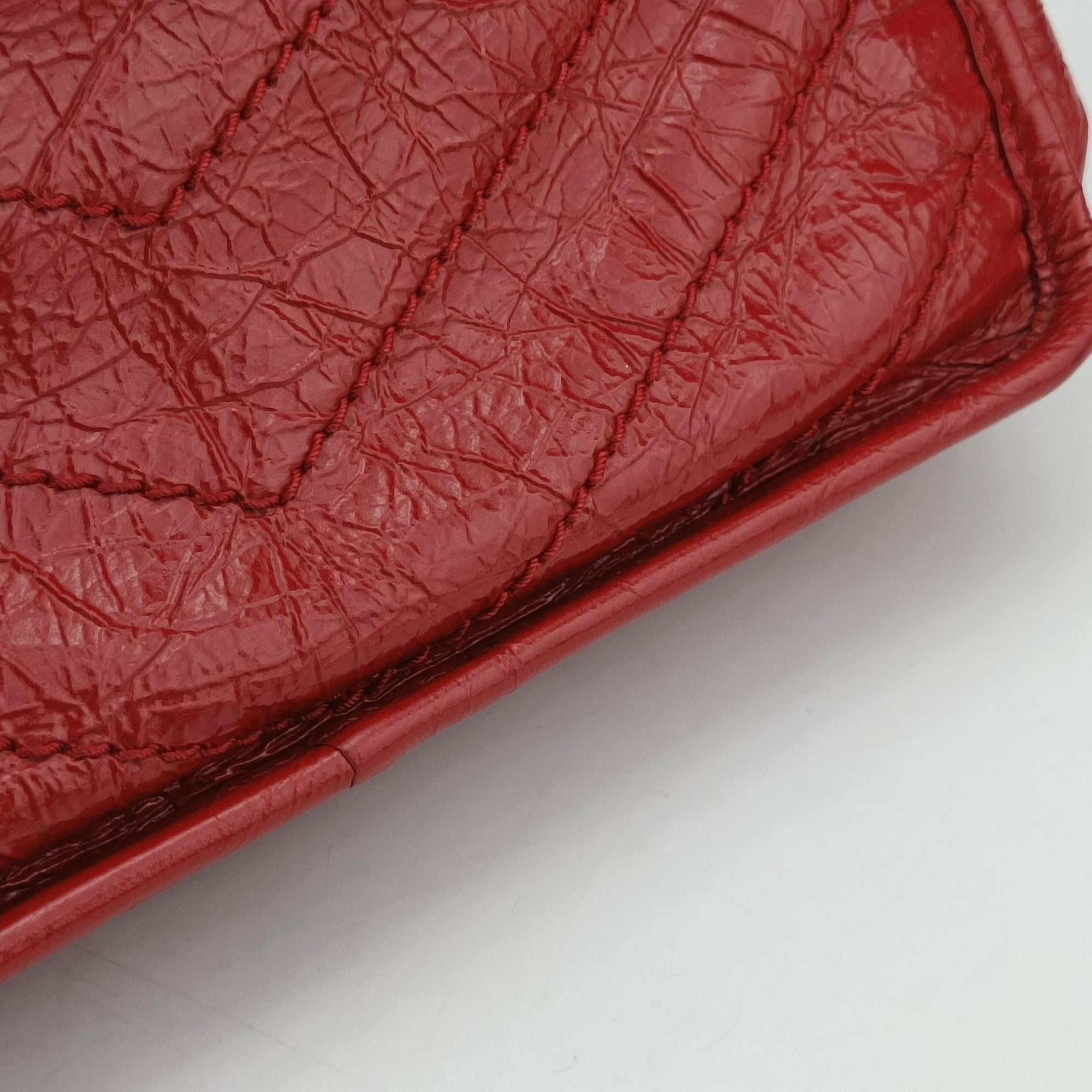 Pre-owned Yves Saint Laurent Niki Red Leather 533037 shoulderbag | stylenewstar