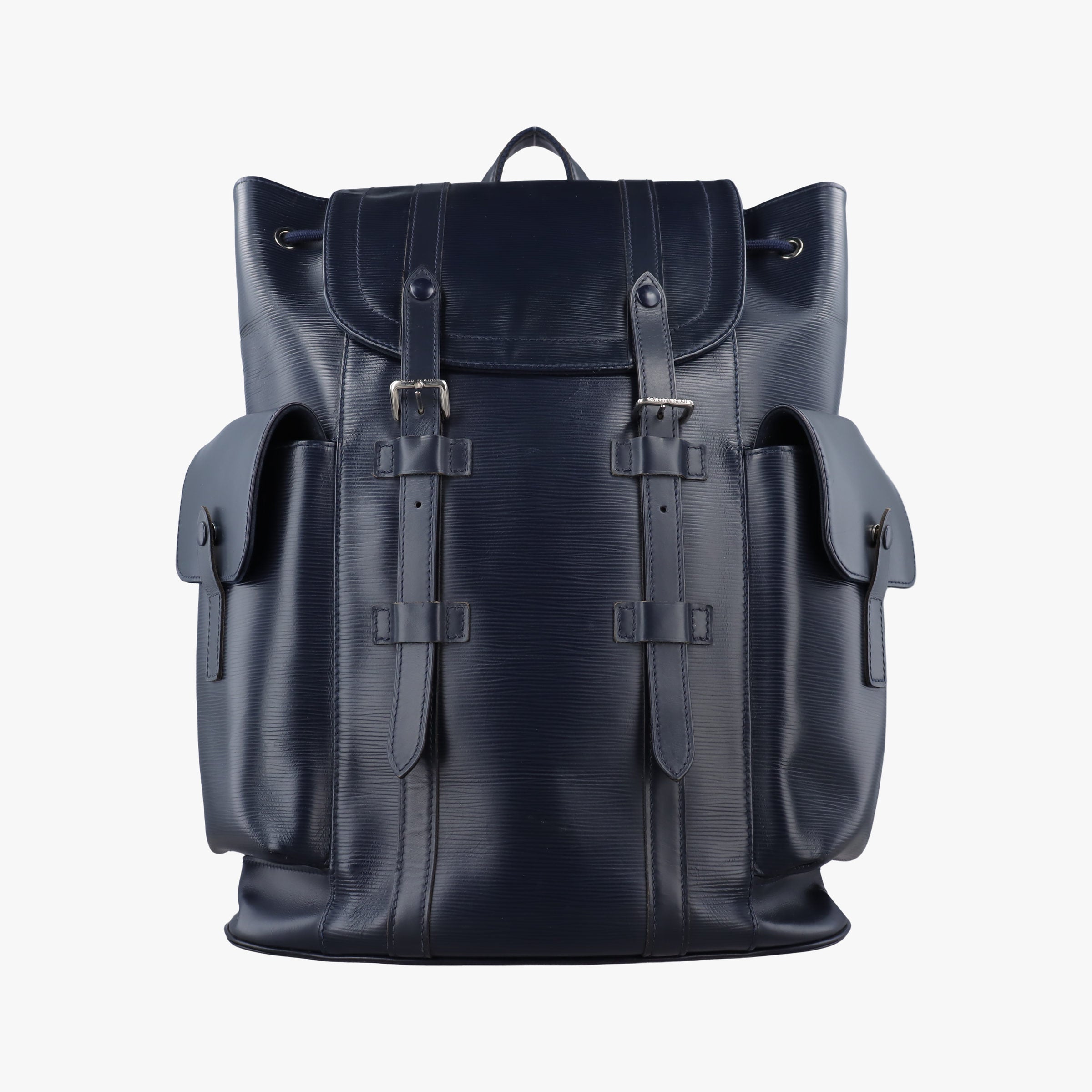 Pre-owned Louis Vuitton ChristopherPM Marine Epi M58868 backpack/rucksack | stylenewstar