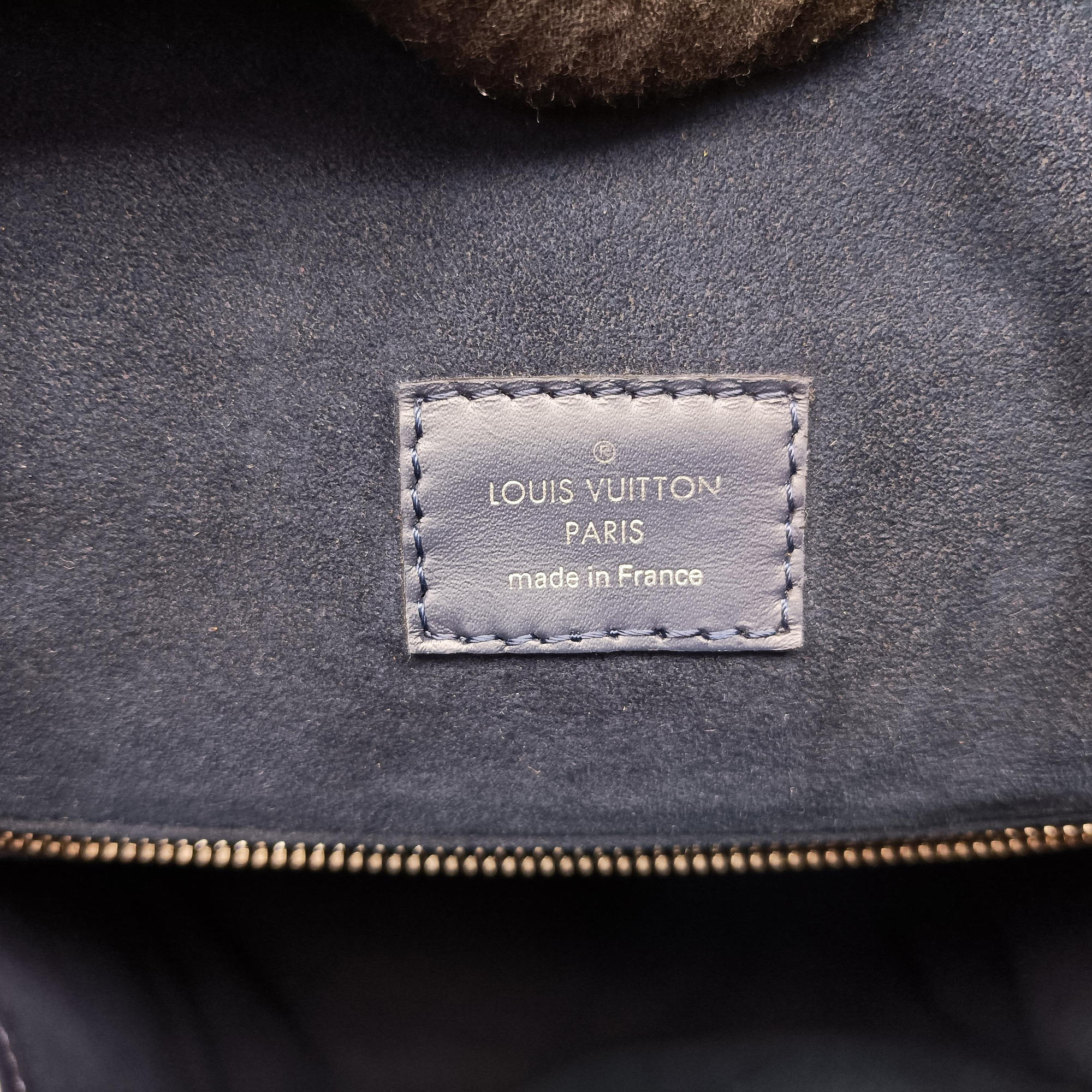 Pre-owned Louis Vuitton ChristopherPM Marine Epi M58868 backpack/rucksack | stylenewstar