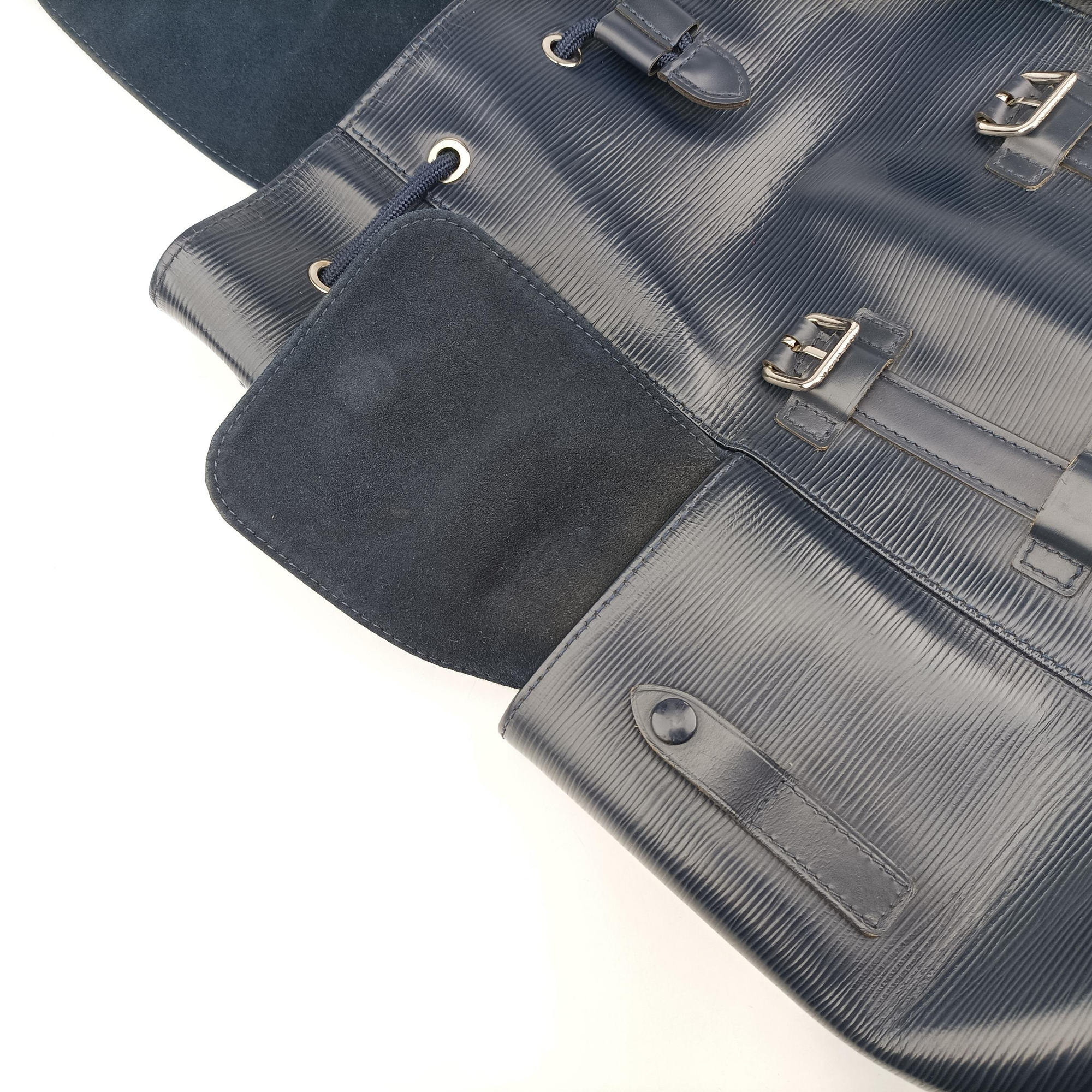 Pre-owned Louis Vuitton ChristopherPM Marine Epi M58868 backpack/rucksack | stylenewstar