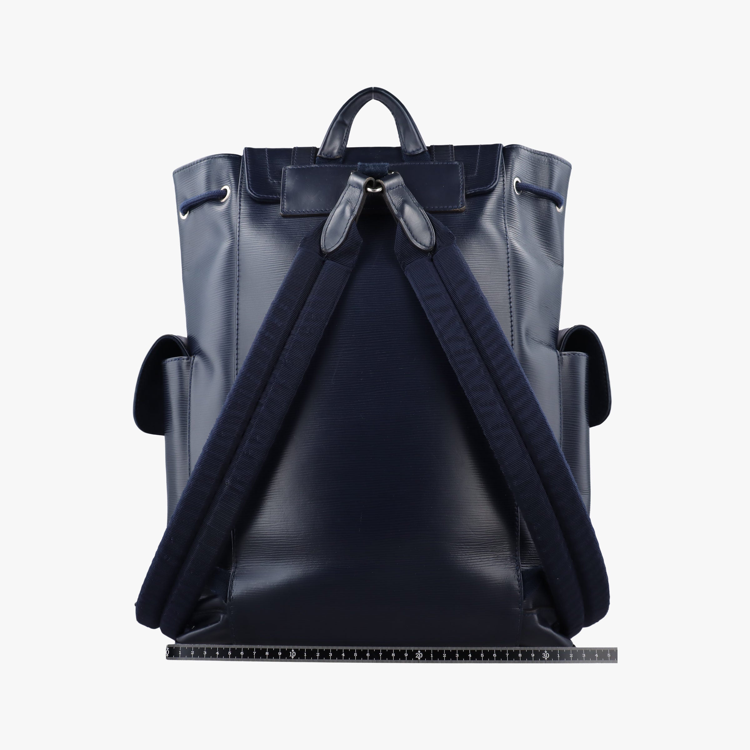 Pre-owned Louis Vuitton ChristopherPM Marine Epi M58868 backpack/rucksack | stylenewstar