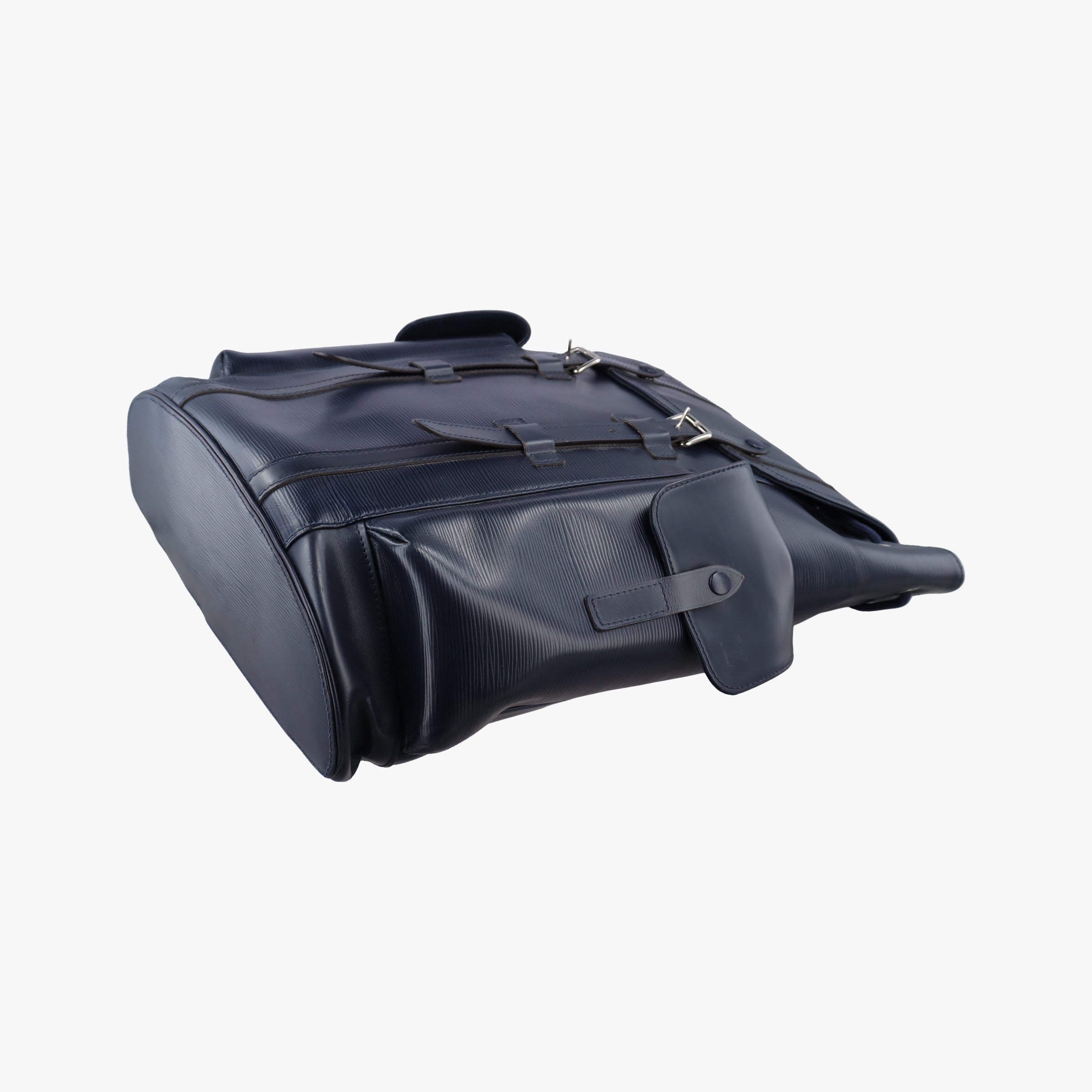 Pre-owned Louis Vuitton ChristopherPM Marine Epi M58868 backpack/rucksack | stylenewstar