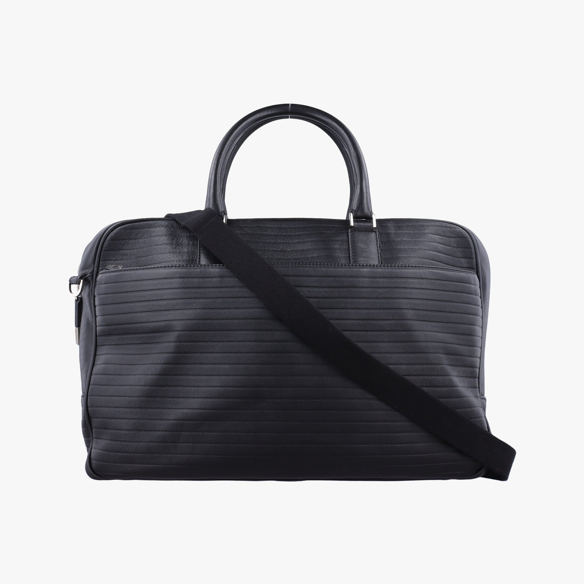 Pre-owned Dior Homme Classic Business Black leather  shoulderbag | stylenewstar