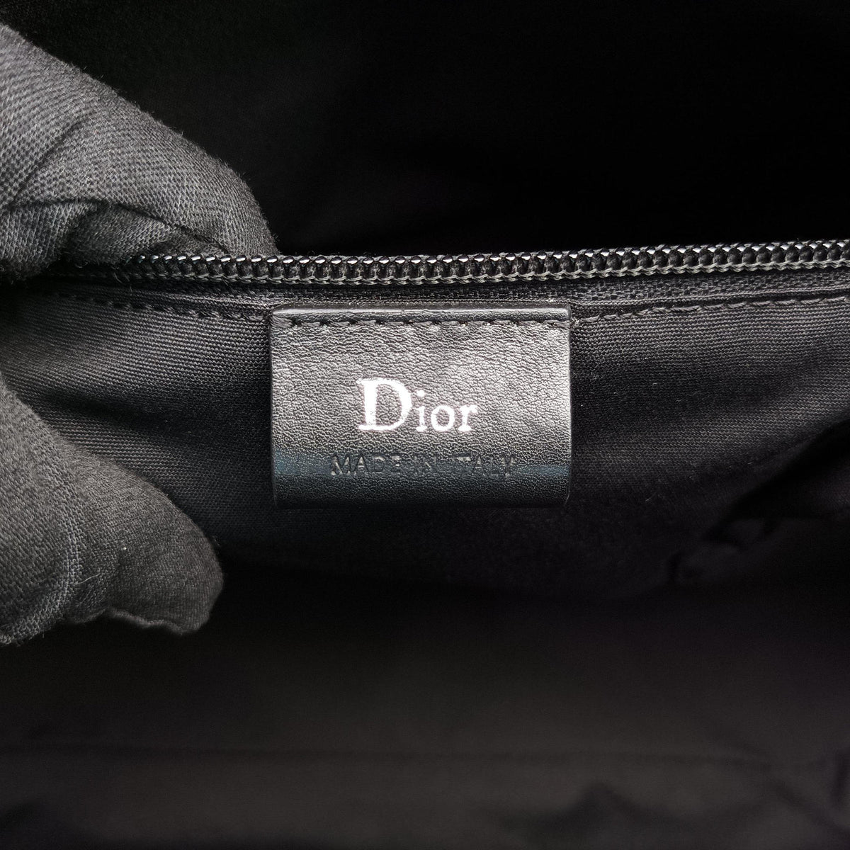 Pre-owned Dior Homme Classic Business Black leather  shoulderbag | stylenewstar