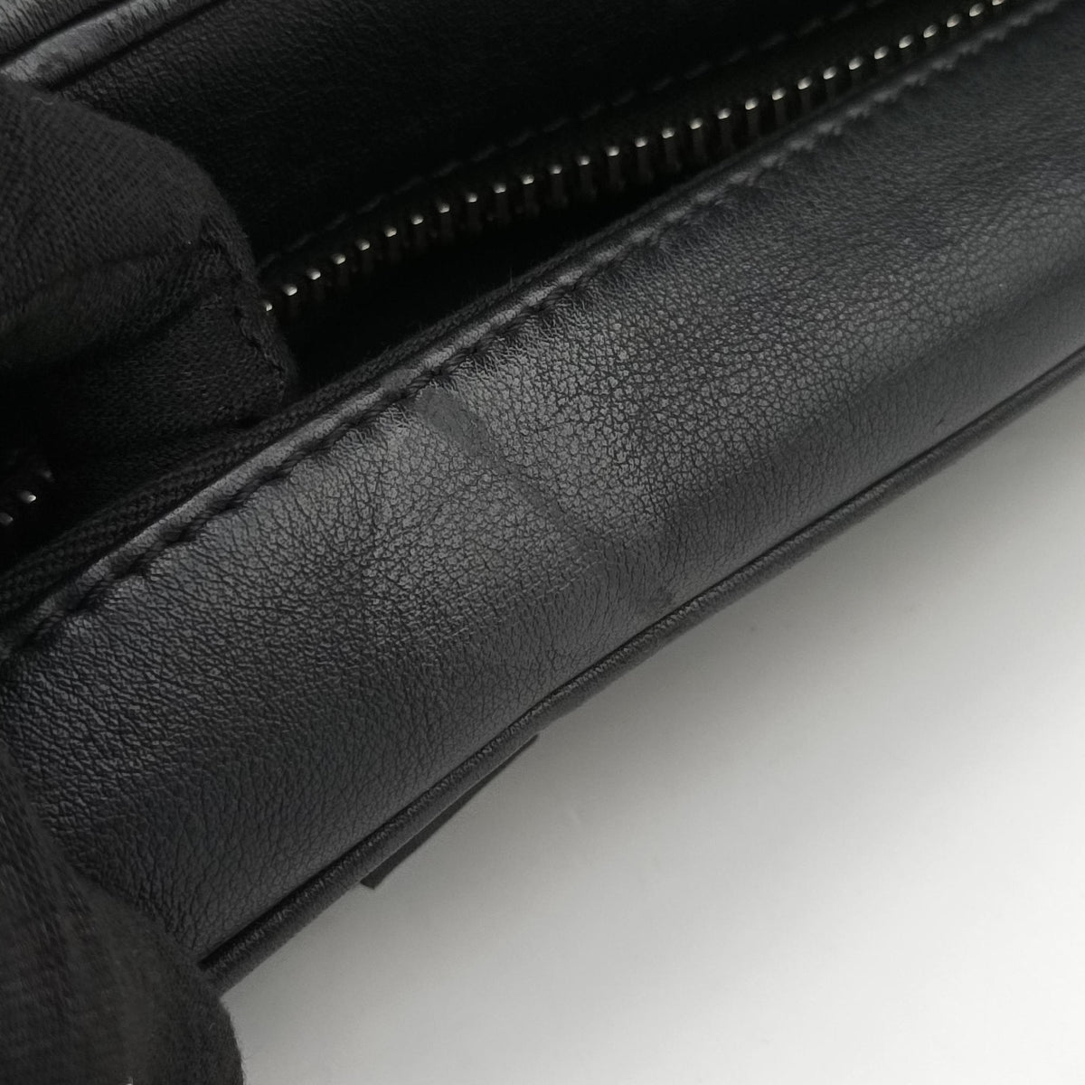 Pre-owned Dior Homme Classic Business Black leather  shoulderbag | stylenewstar