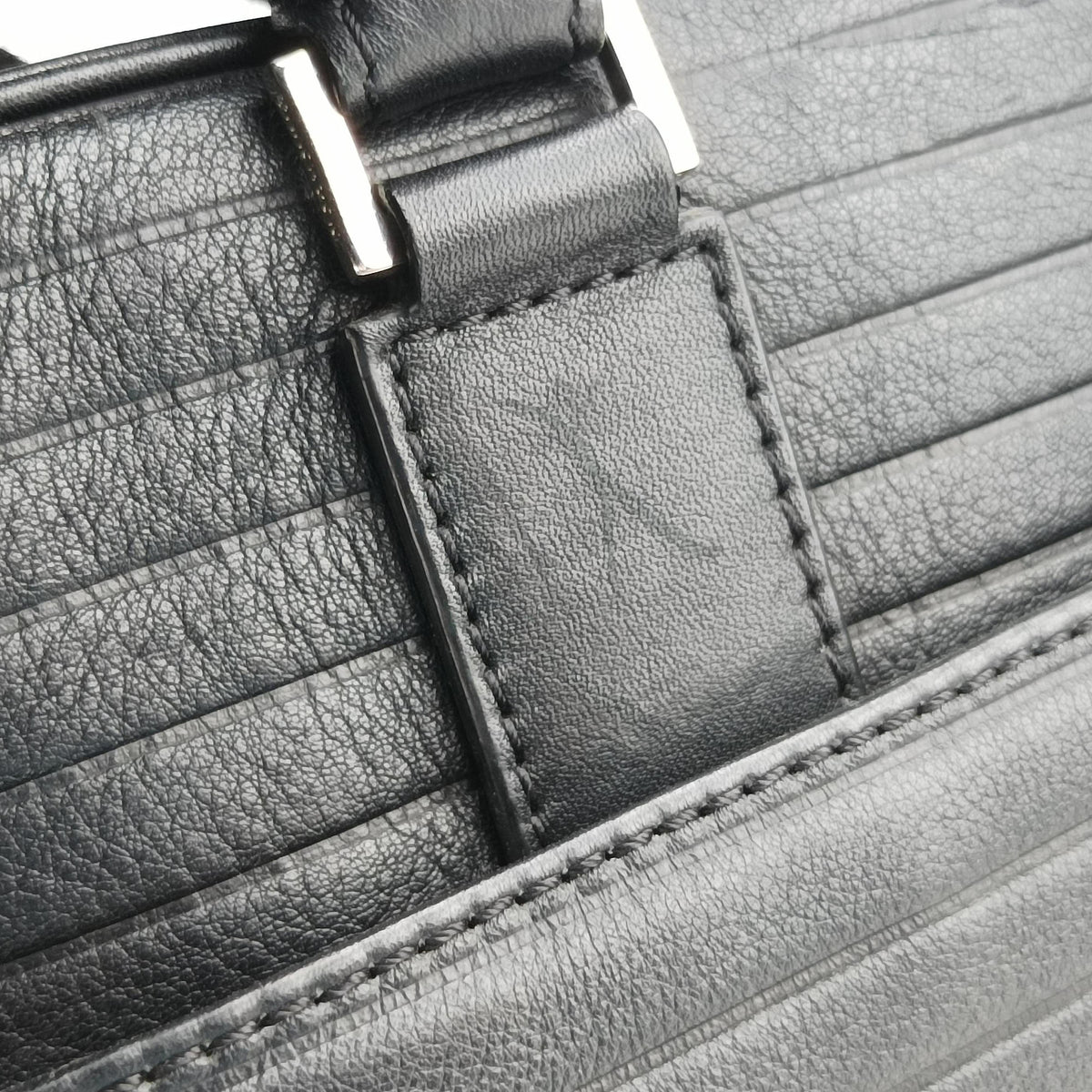 Pre-owned Dior Homme Classic Business Black leather  shoulderbag | stylenewstar