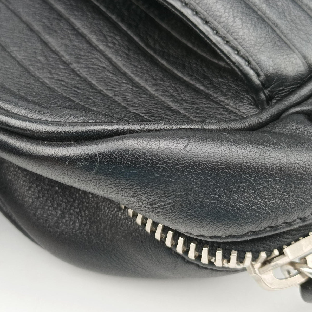 Pre-owned Dior Homme Classic Business Black leather  shoulderbag | stylenewstar