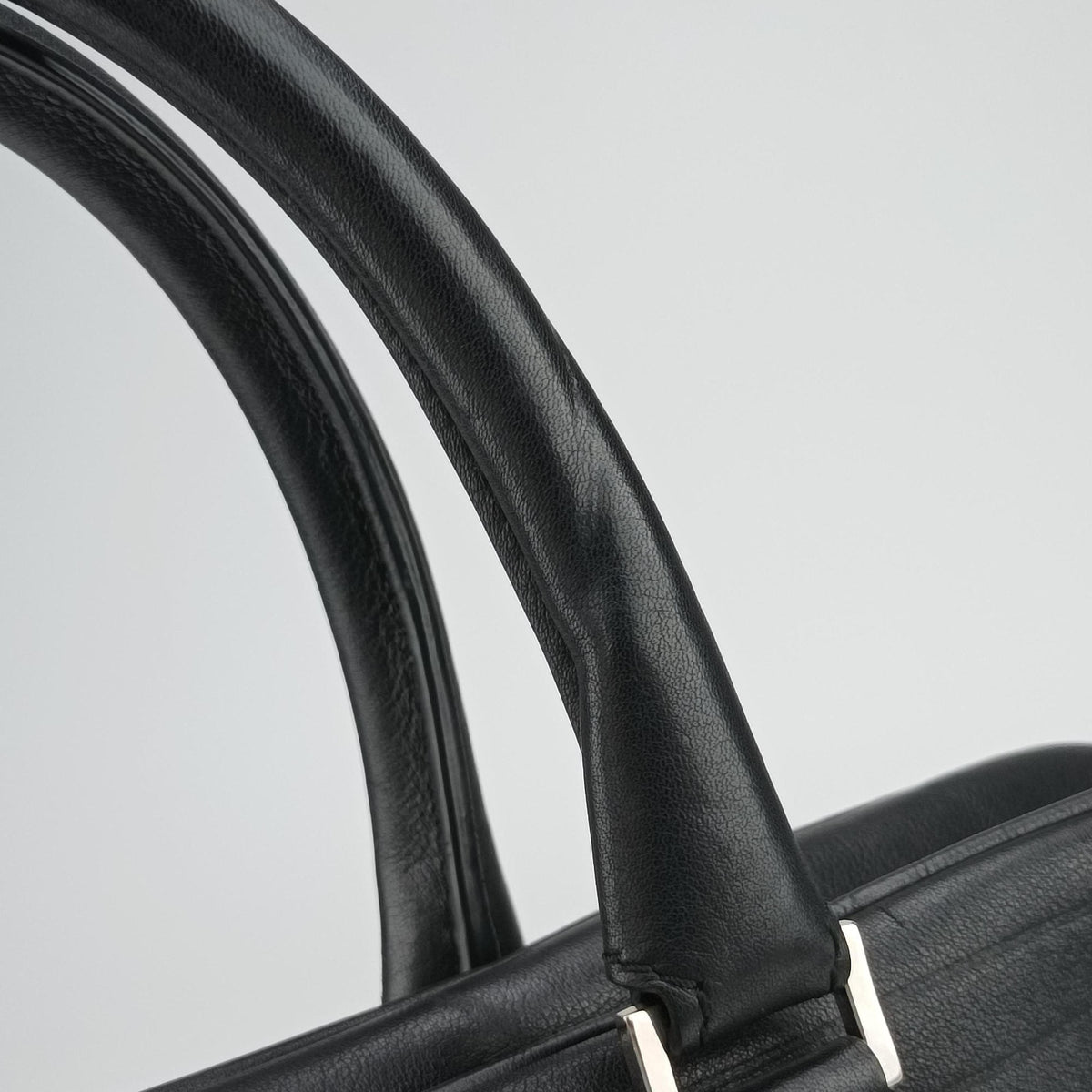 Pre-owned Dior Homme Classic Business Black leather  shoulderbag | stylenewstar