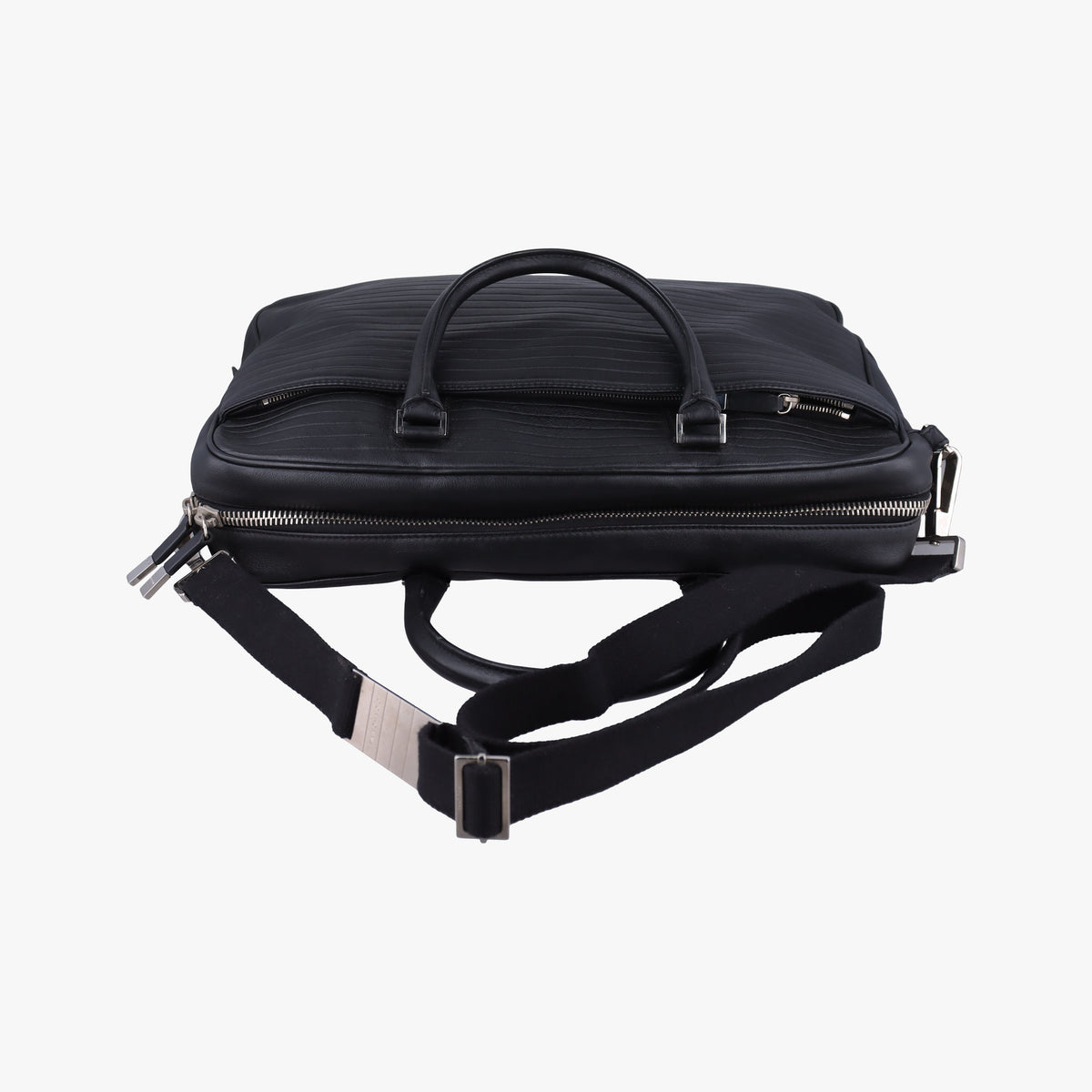 Pre-owned Dior Homme Classic Business Black leather  shoulderbag | stylenewstar