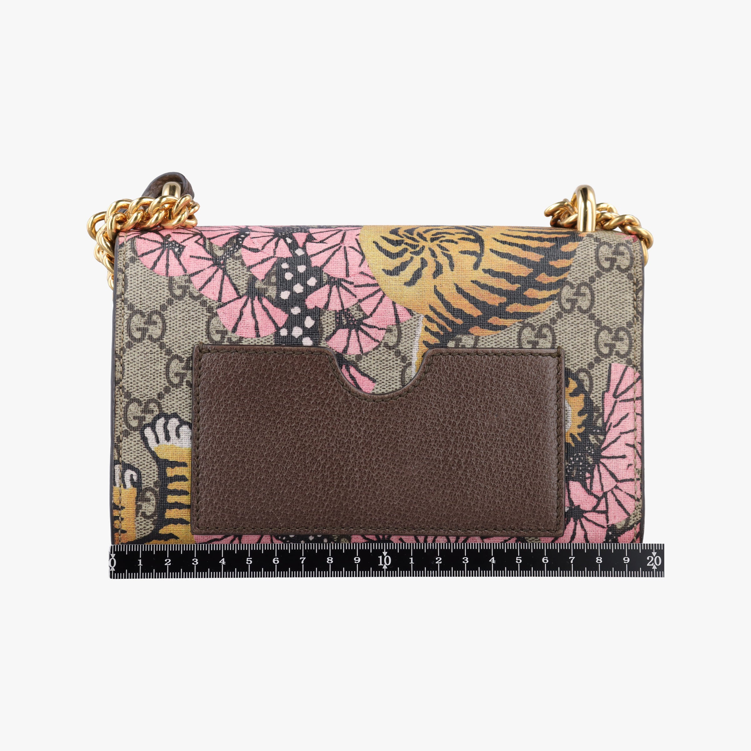 Pre-owned Gucci Padlock Brown PVC coated canvas 409487 shoulderbag | stylenewstar