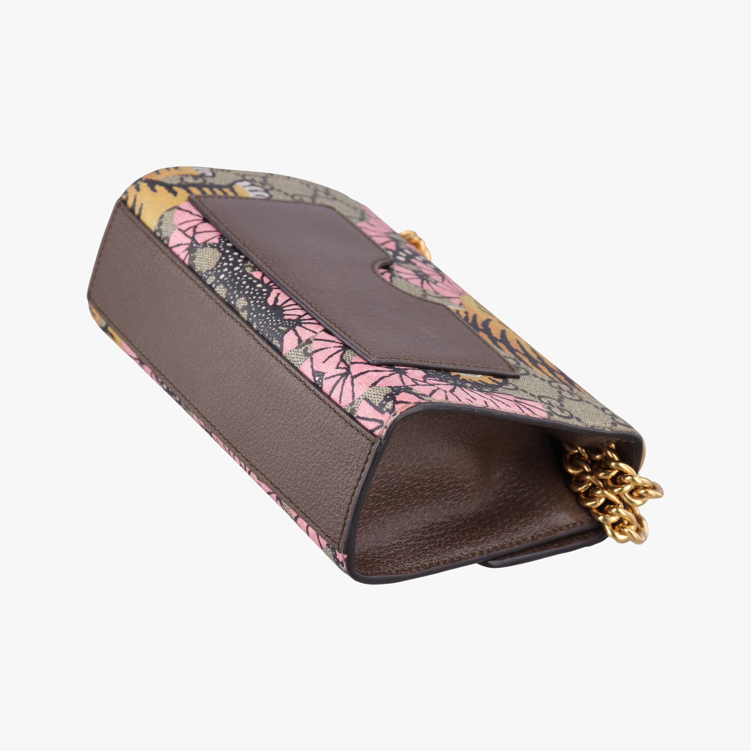 Pre-owned Gucci Padlock Brown PVC coated canvas 409487 shoulderbag | stylenewstar