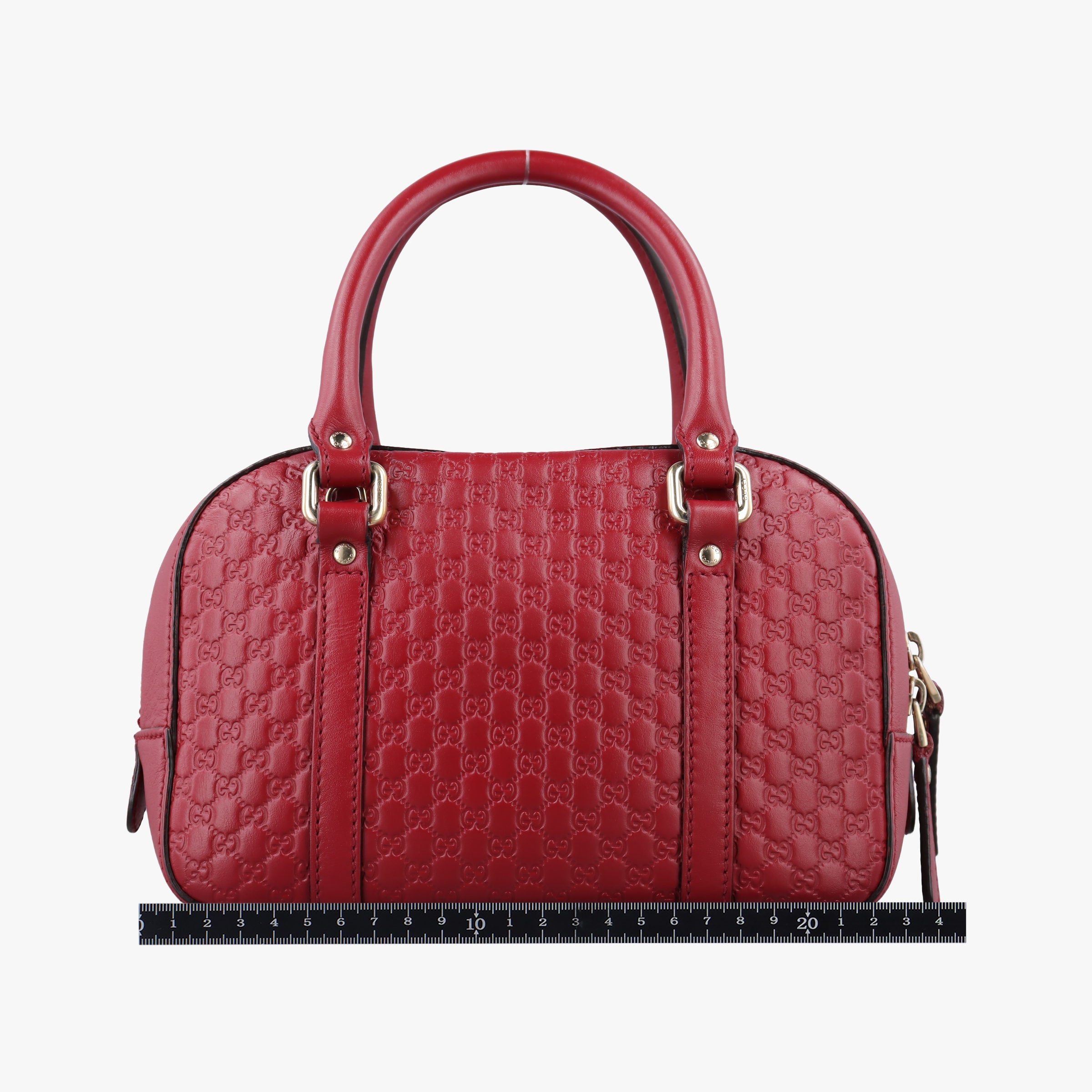 Pre-owned Gucci Microguccissima Red Leather 510289 shoulderbag | stylenewstar