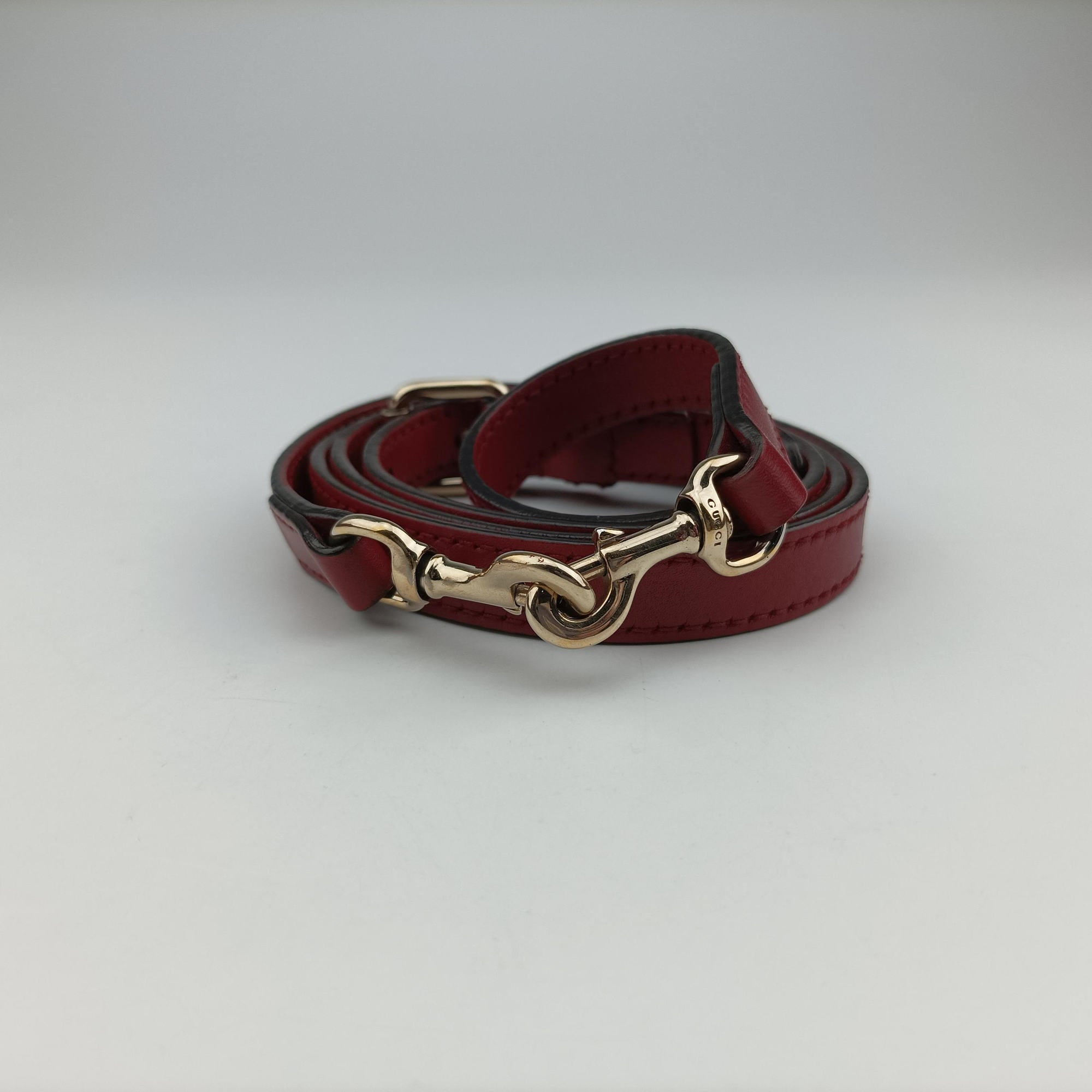 Pre-owned Gucci Microguccissima Red Leather 510289 shoulderbag | stylenewstar