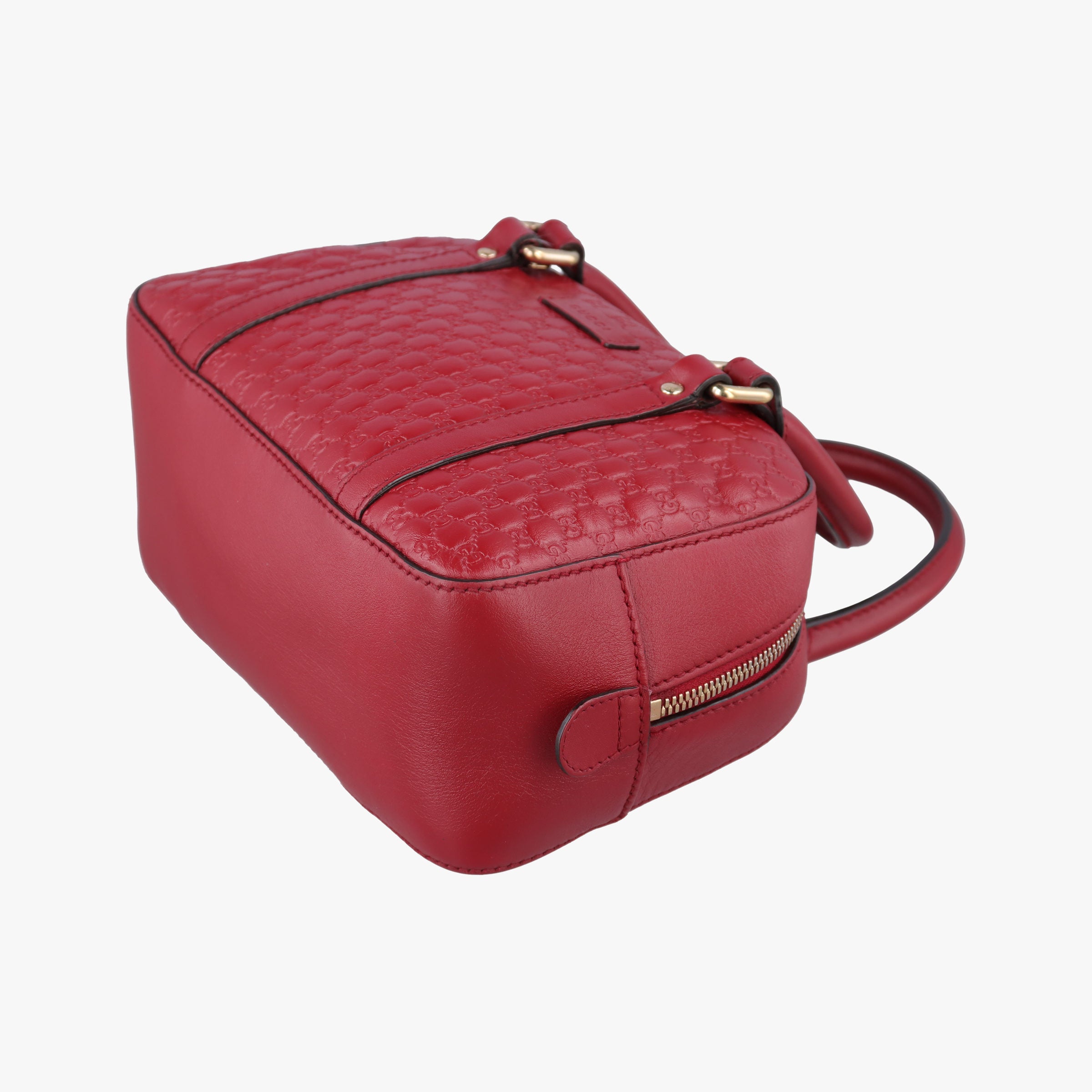 Pre-owned Gucci Microguccissima Red Leather 510289 shoulderbag | stylenewstar
