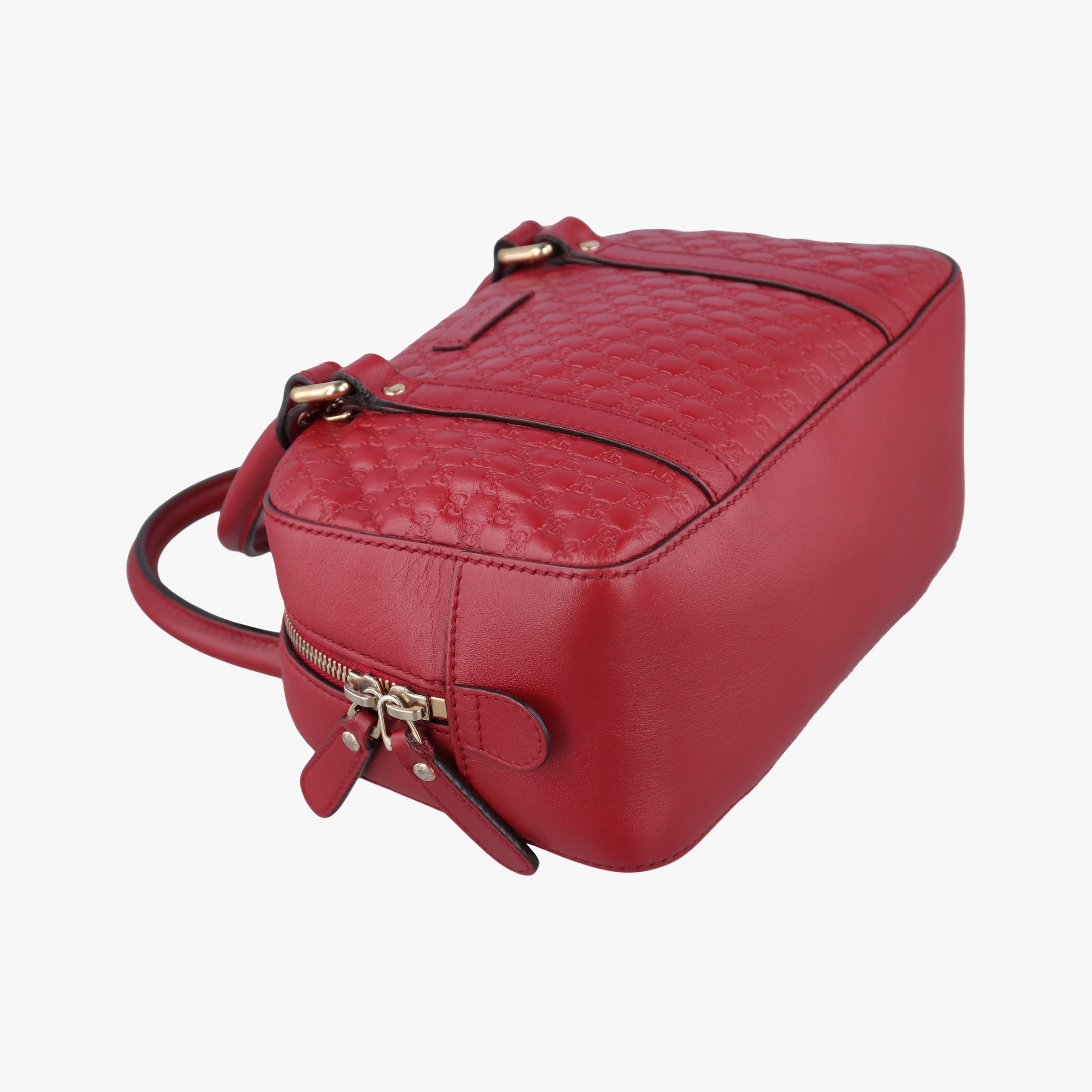 Pre-owned Gucci Microguccissima Red Leather 510289 shoulderbag | stylenewstar