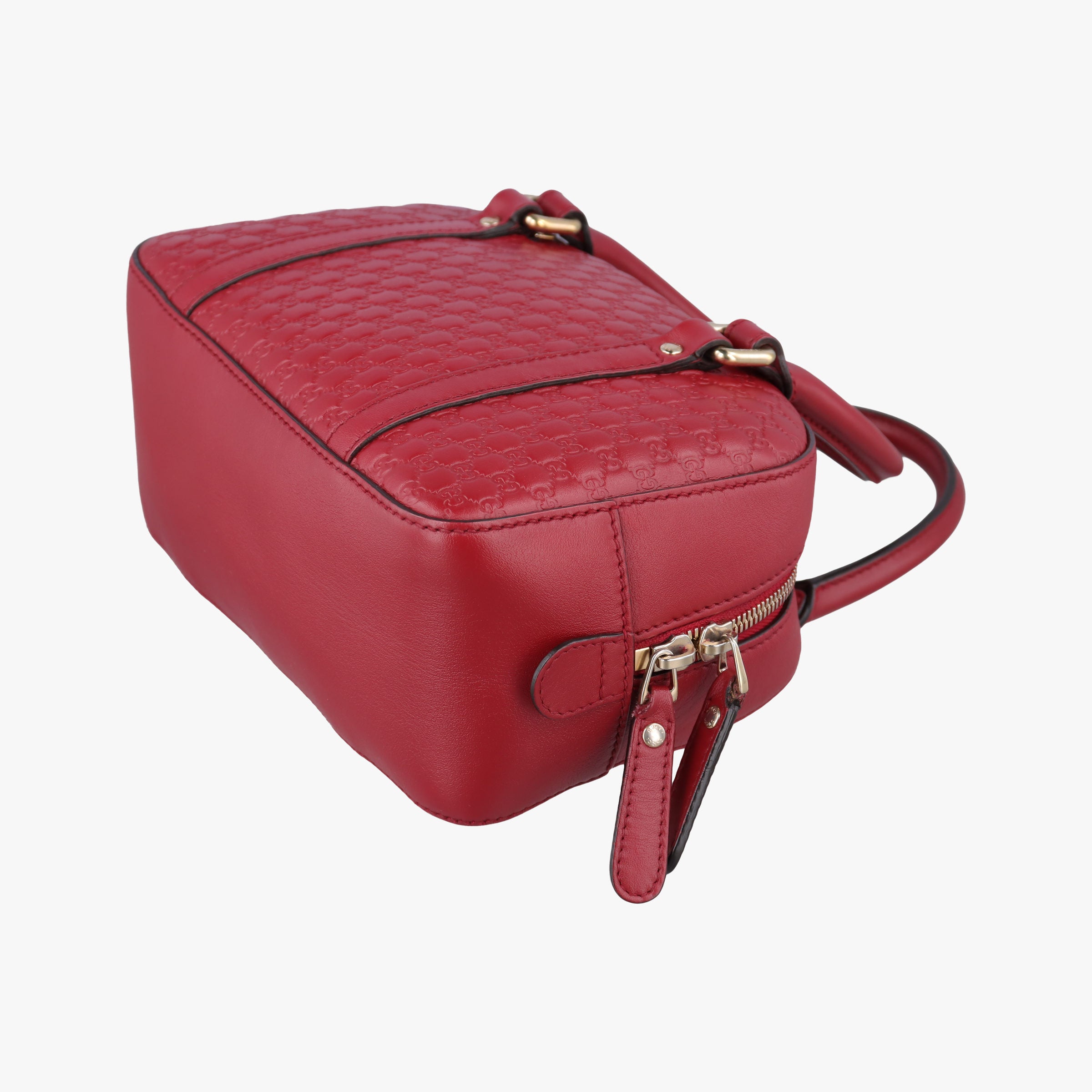 Pre-owned Gucci Microguccissima Red Leather 510289 shoulderbag | stylenewstar
