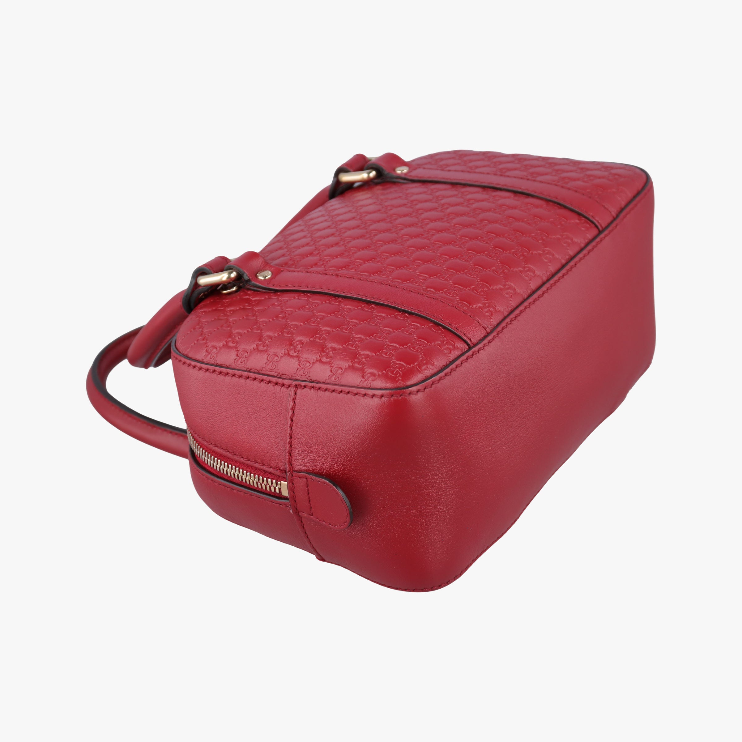 Pre-owned Gucci Microguccissima Red Leather 510289 shoulderbag | stylenewstar