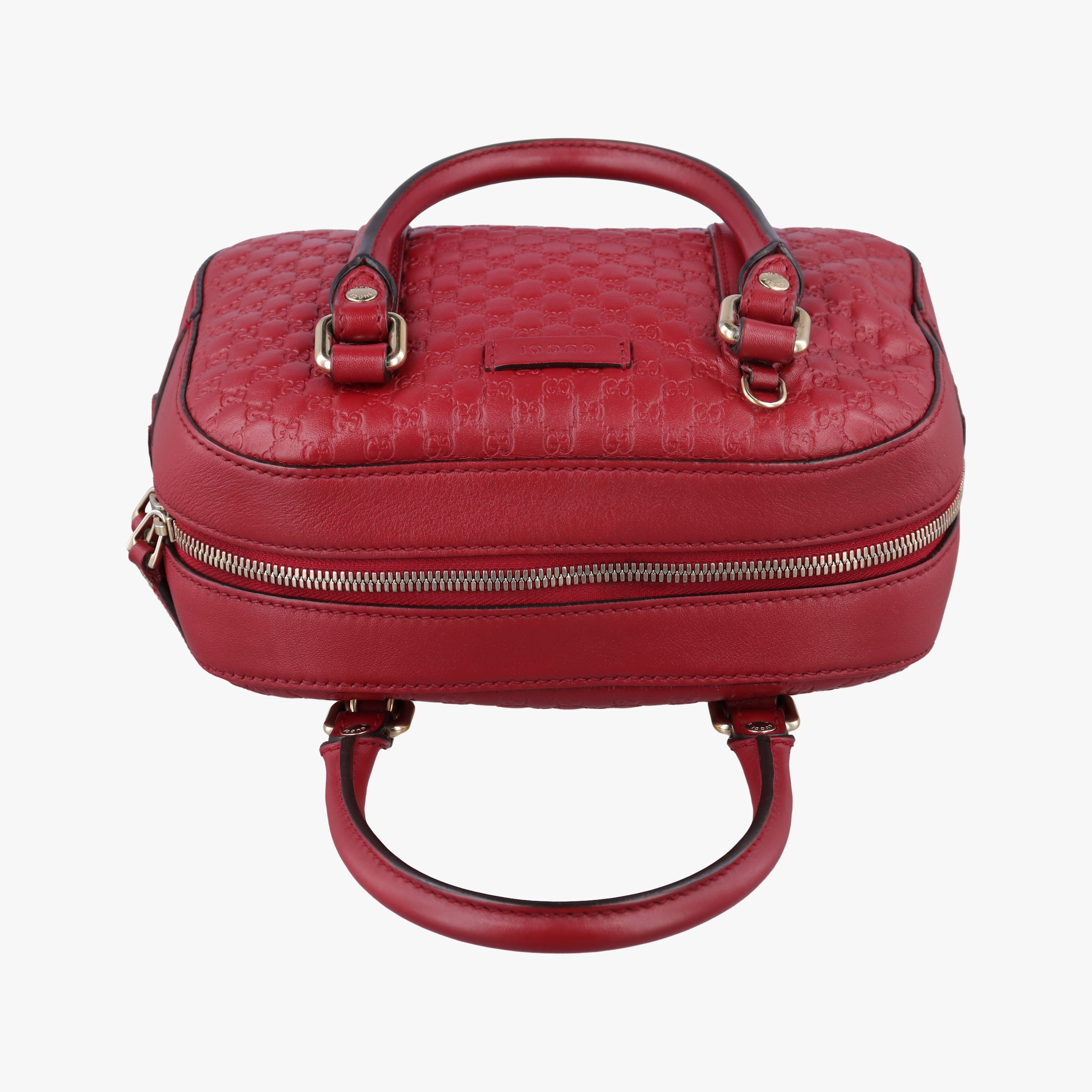 Pre-owned Gucci Microguccissima Red Leather 510289 shoulderbag | stylenewstar