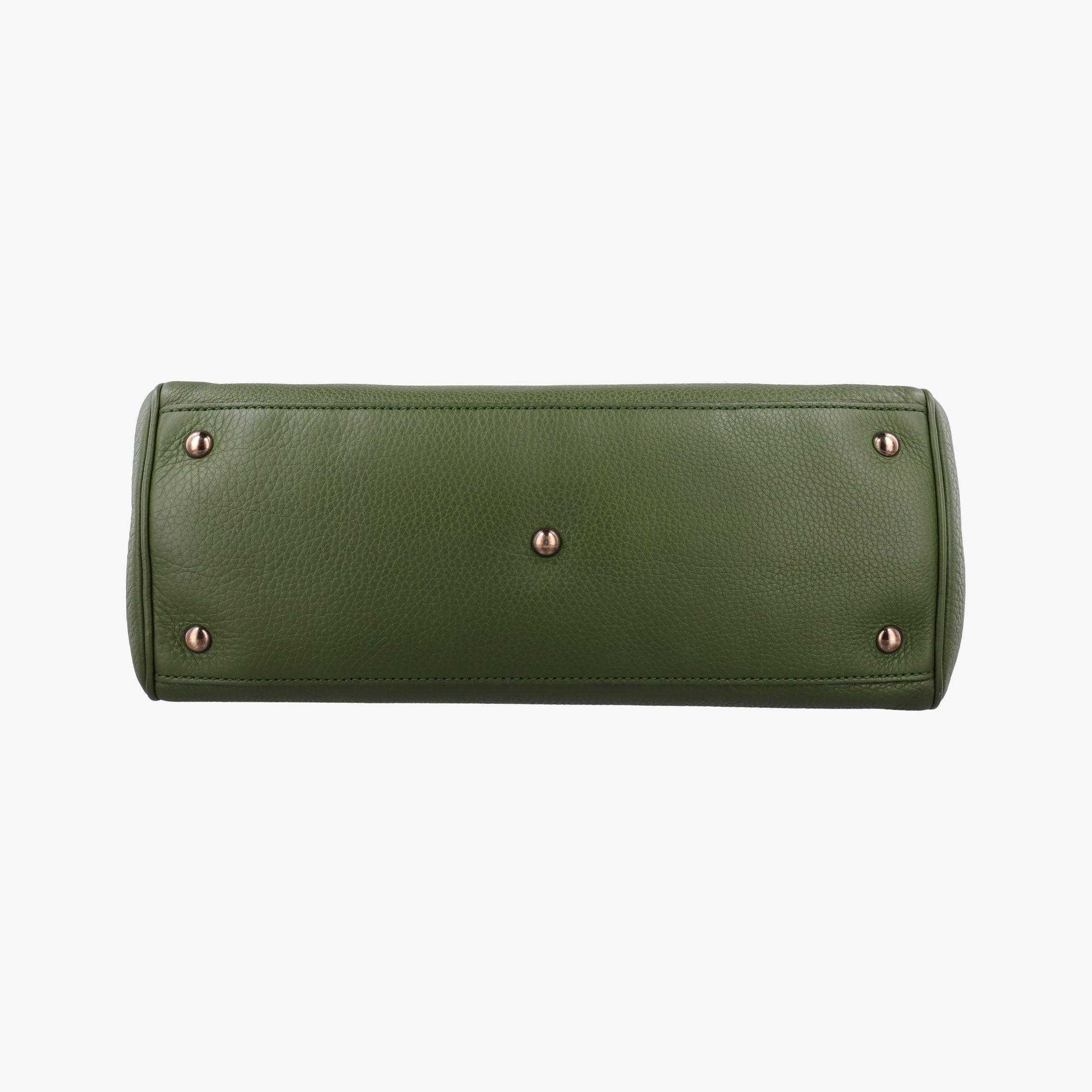 Pre-owned Gucci Bamboo Shopper Green Leather 323660 shoulderbag | stylenewstar