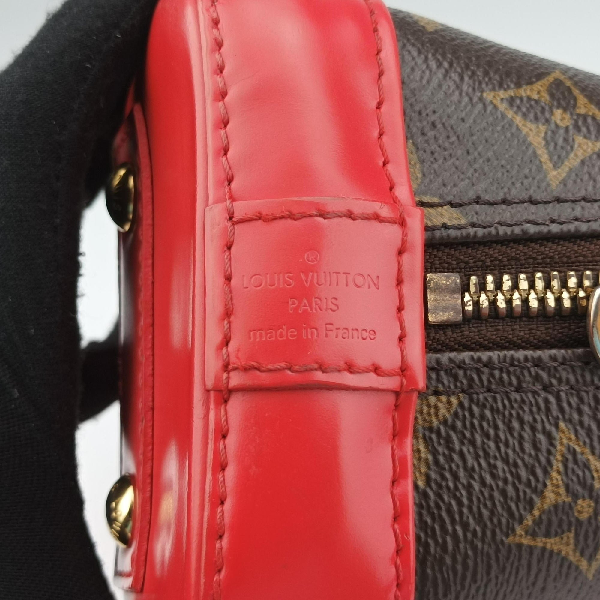 Pre-owned Louis Vuitton Alma BB　 Brown×Flamingo Monogram Canvas aMonogram Totem M41659 shoulderbag | stylenewstar