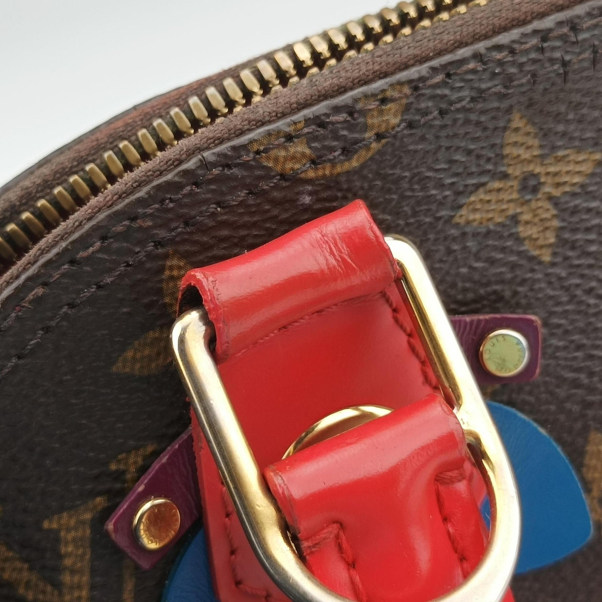 Pre-owned Louis Vuitton Alma BB　 Brown×Flamingo Monogram Canvas aMonogram Totem M41659 shoulderbag | stylenewstar
