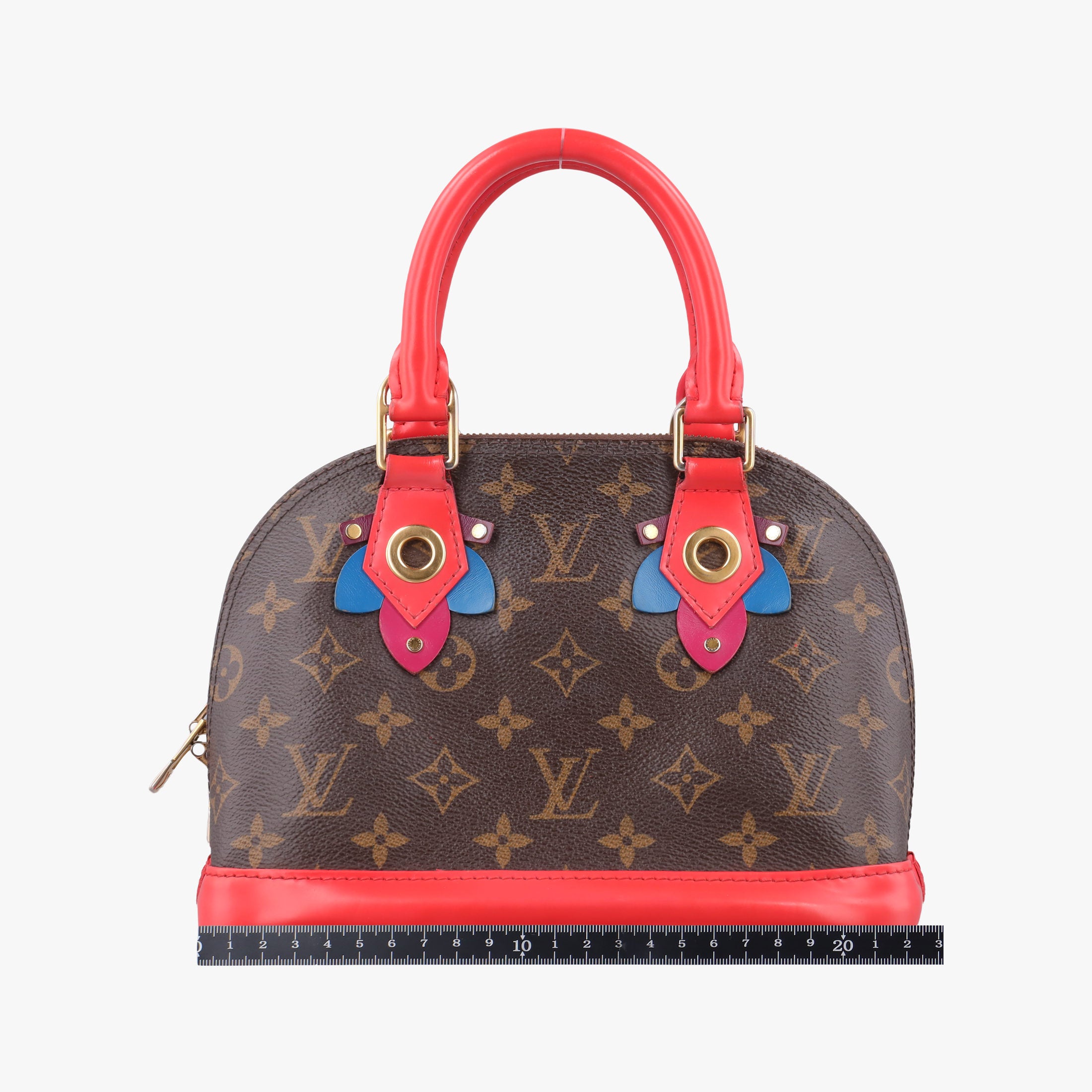 Pre-owned Louis Vuitton Alma BB　 Brown×Flamingo Monogram Canvas aMonogram Totem M41659 shoulderbag | stylenewstar