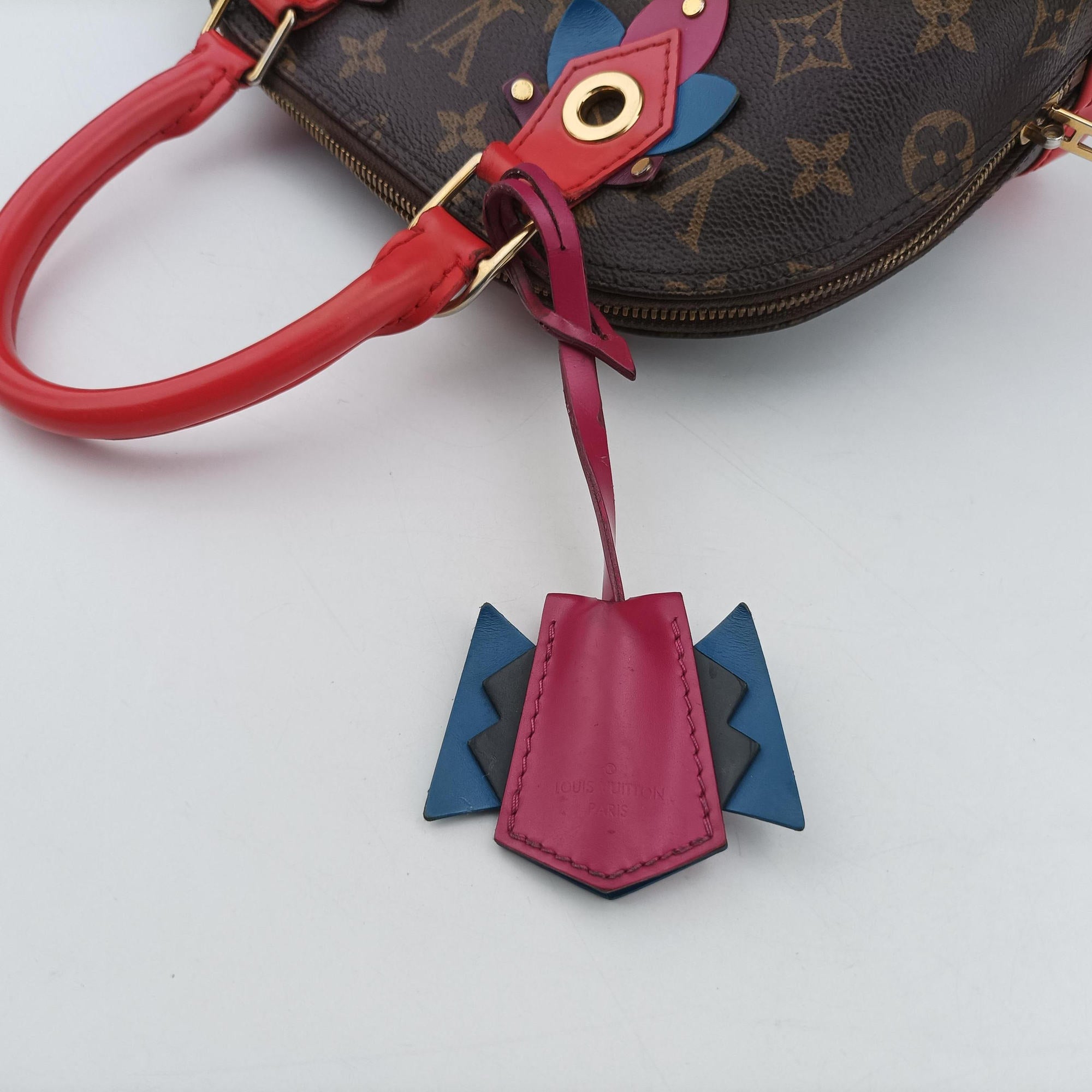Pre-owned Louis Vuitton Alma BB　 Brown×Flamingo Monogram Canvas aMonogram Totem M41659 shoulderbag | stylenewstar