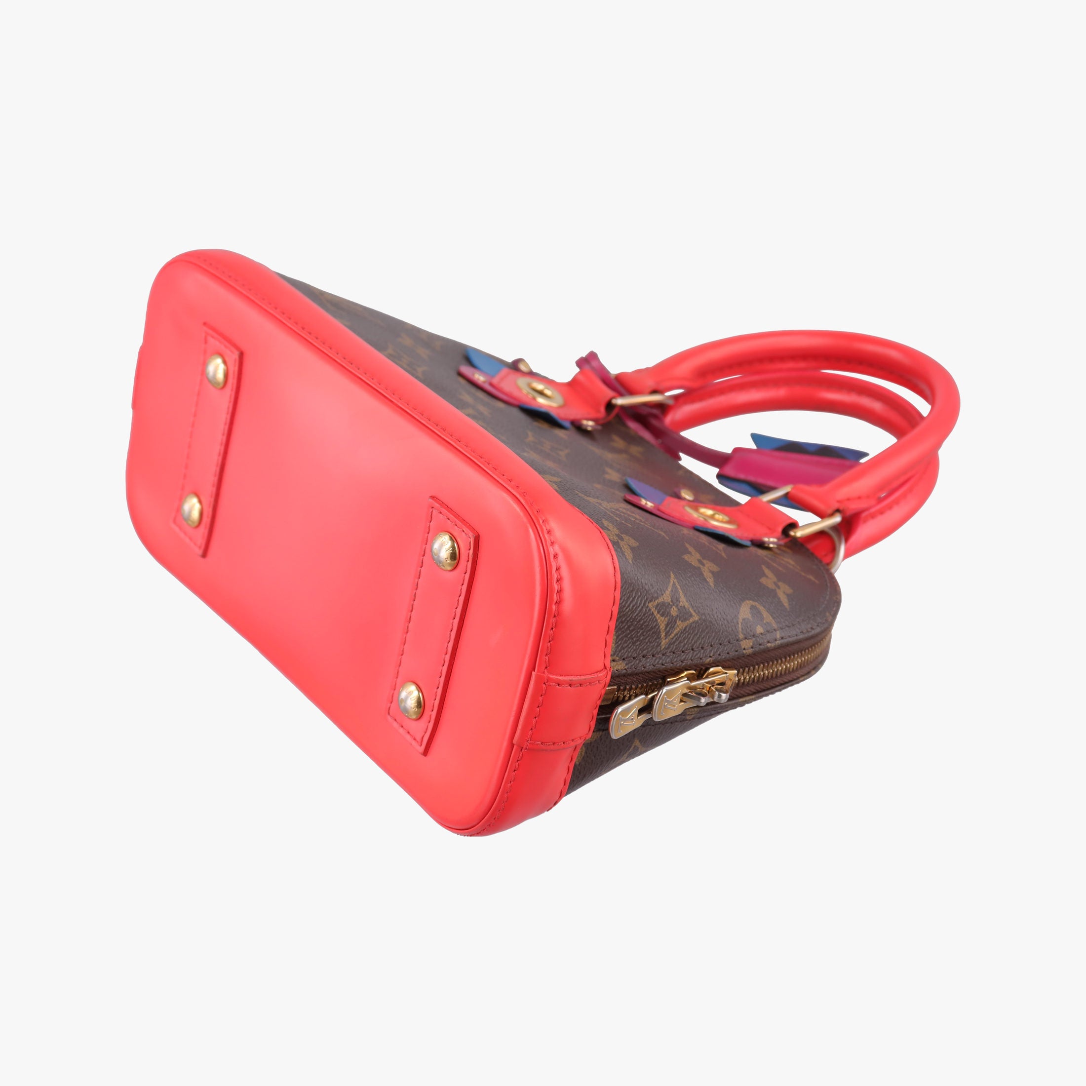 Pre-owned Louis Vuitton Alma BB　 Brown×Flamingo Monogram Canvas aMonogram Totem M41659 shoulderbag | stylenewstar
