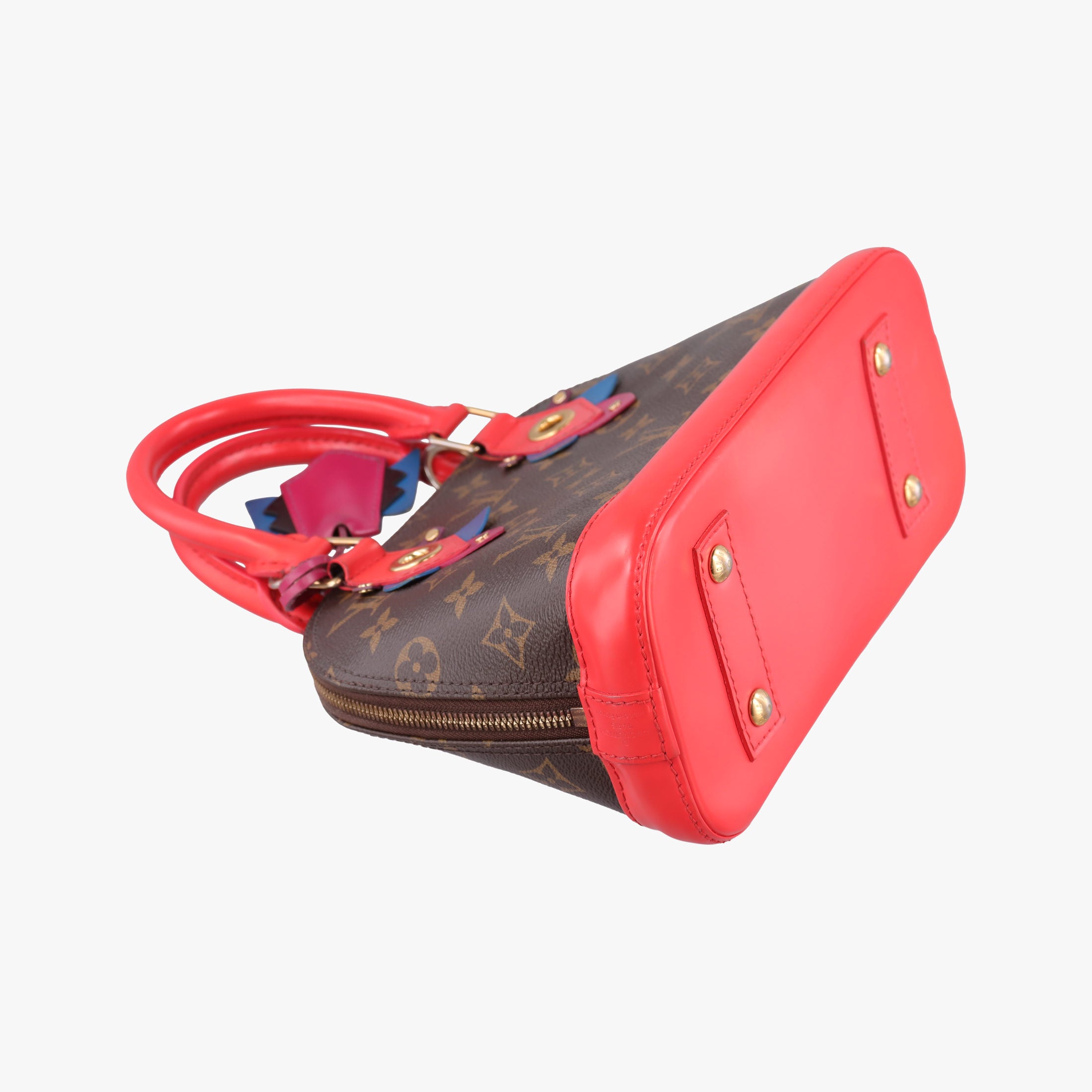 Pre-owned Louis Vuitton Alma BB　 Brown×Flamingo Monogram Canvas aMonogram Totem M41659 shoulderbag | stylenewstar