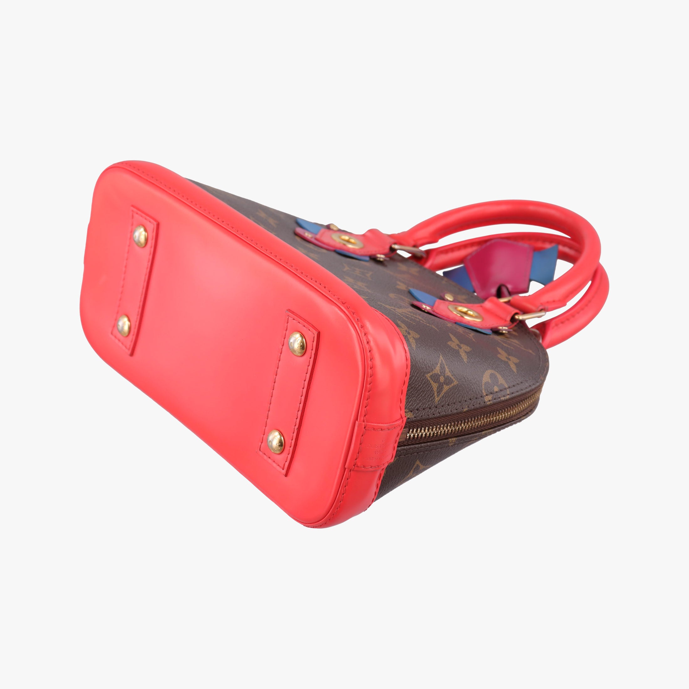 Pre-owned Louis Vuitton Alma BB　 Brown×Flamingo Monogram Canvas aMonogram Totem M41659 shoulderbag | stylenewstar