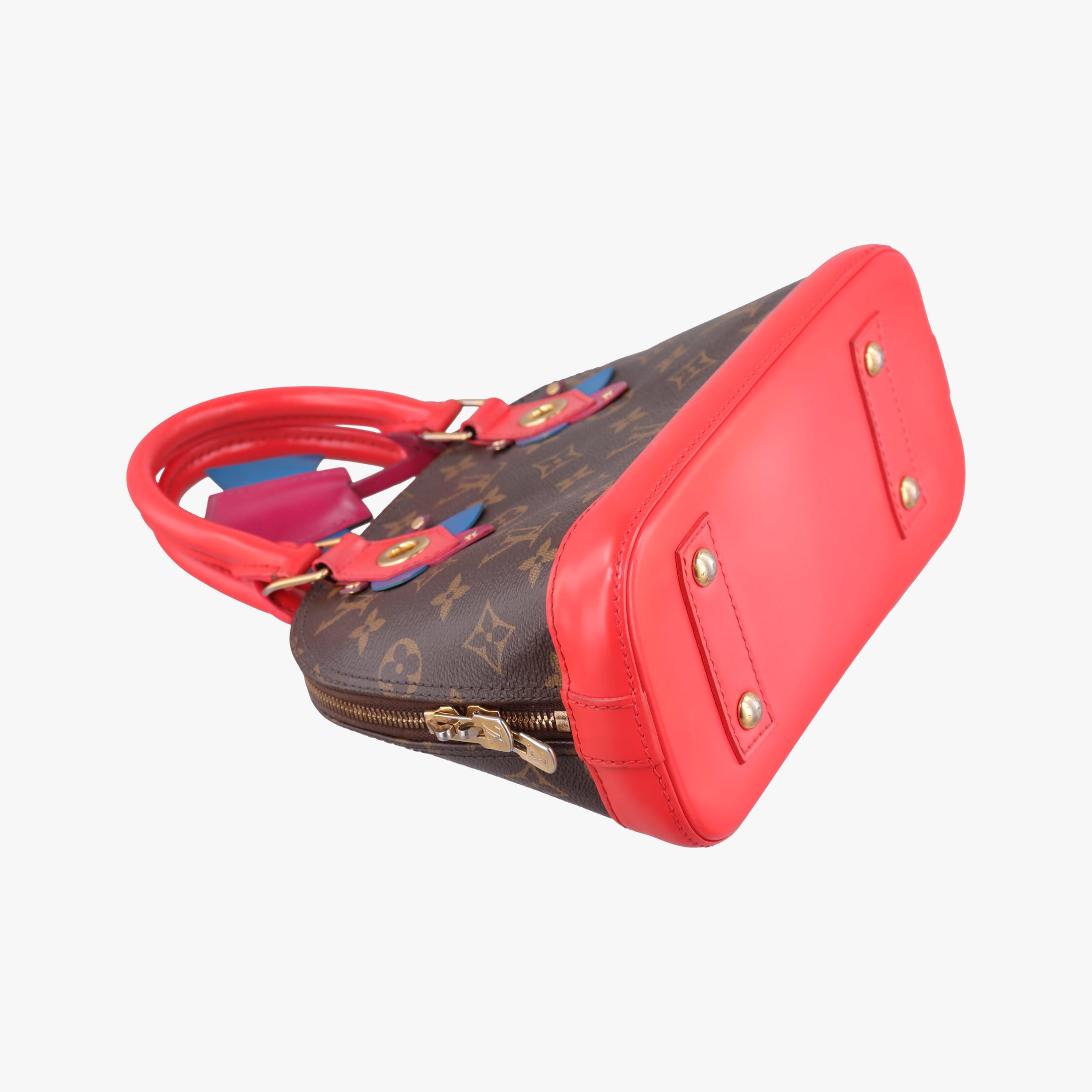 Pre-owned Louis Vuitton Alma BB　 Brown×Flamingo Monogram Canvas aMonogram Totem M41659 shoulderbag | stylenewstar