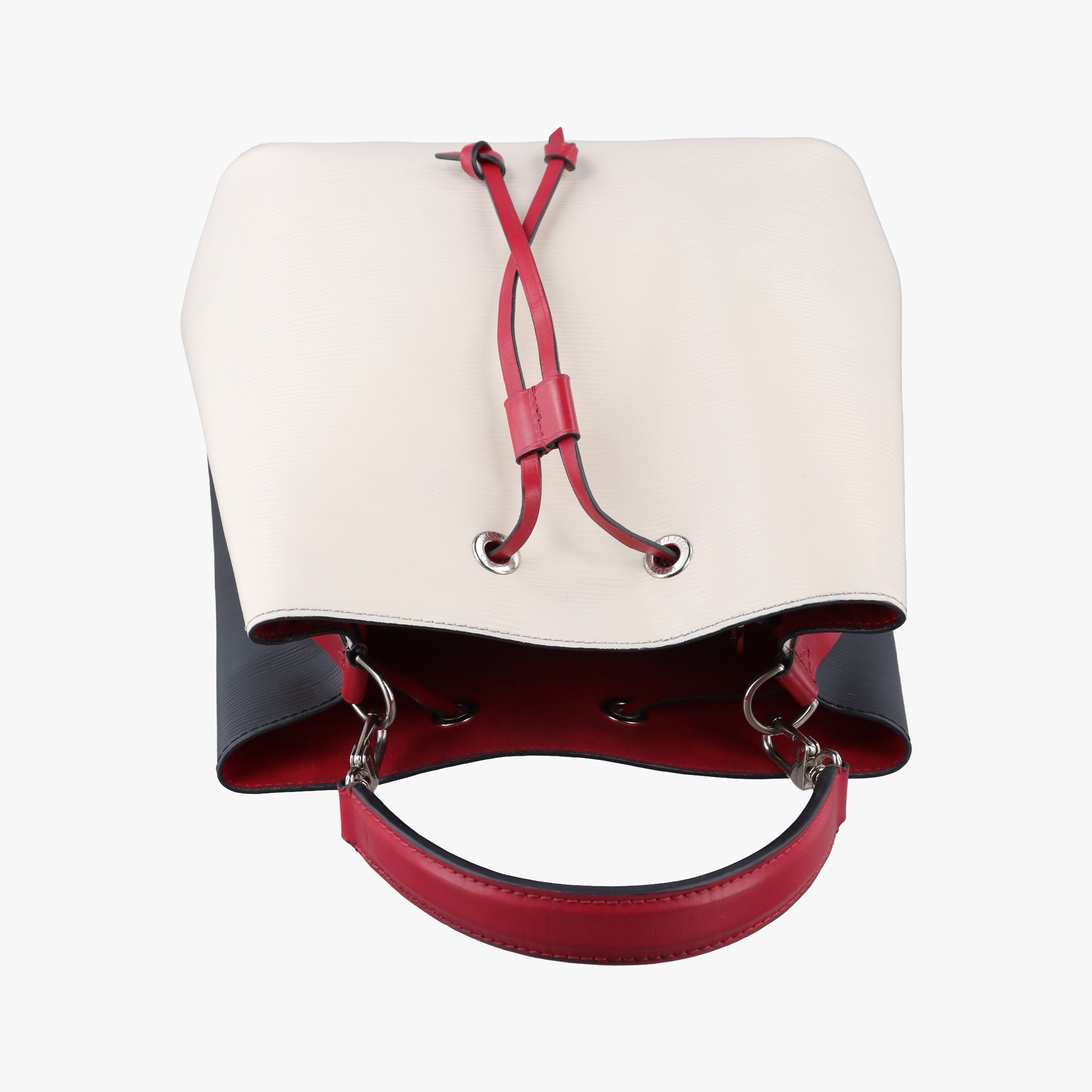 Pre-owned Louis Vuitton NeoNoe Red × White × Black Epi M55394 shoulderbag | stylenewstar