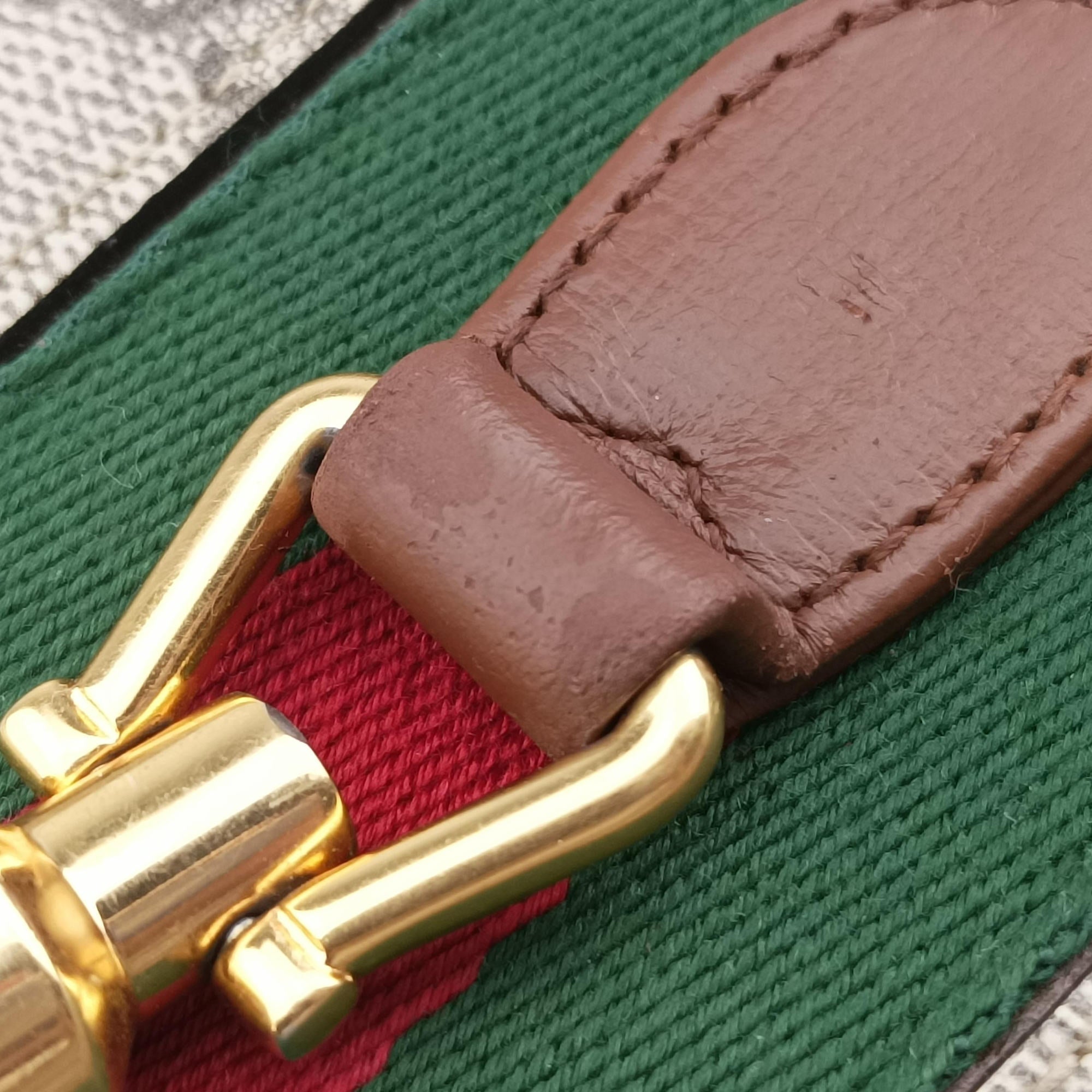 Pre-owned Gucci Jackie 1961 GG Supreme brown x beige x multicolor PVC coated canvas×Leather 636706 shoulderbag | stylenewstar