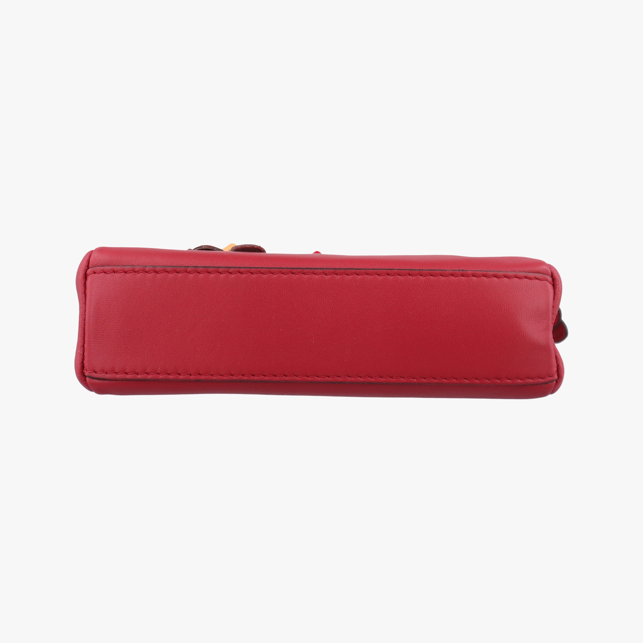 Vintage Fendi Micro Peekaboo Red×multi lambskin 8M0355 shoulderbag | stylenewstar