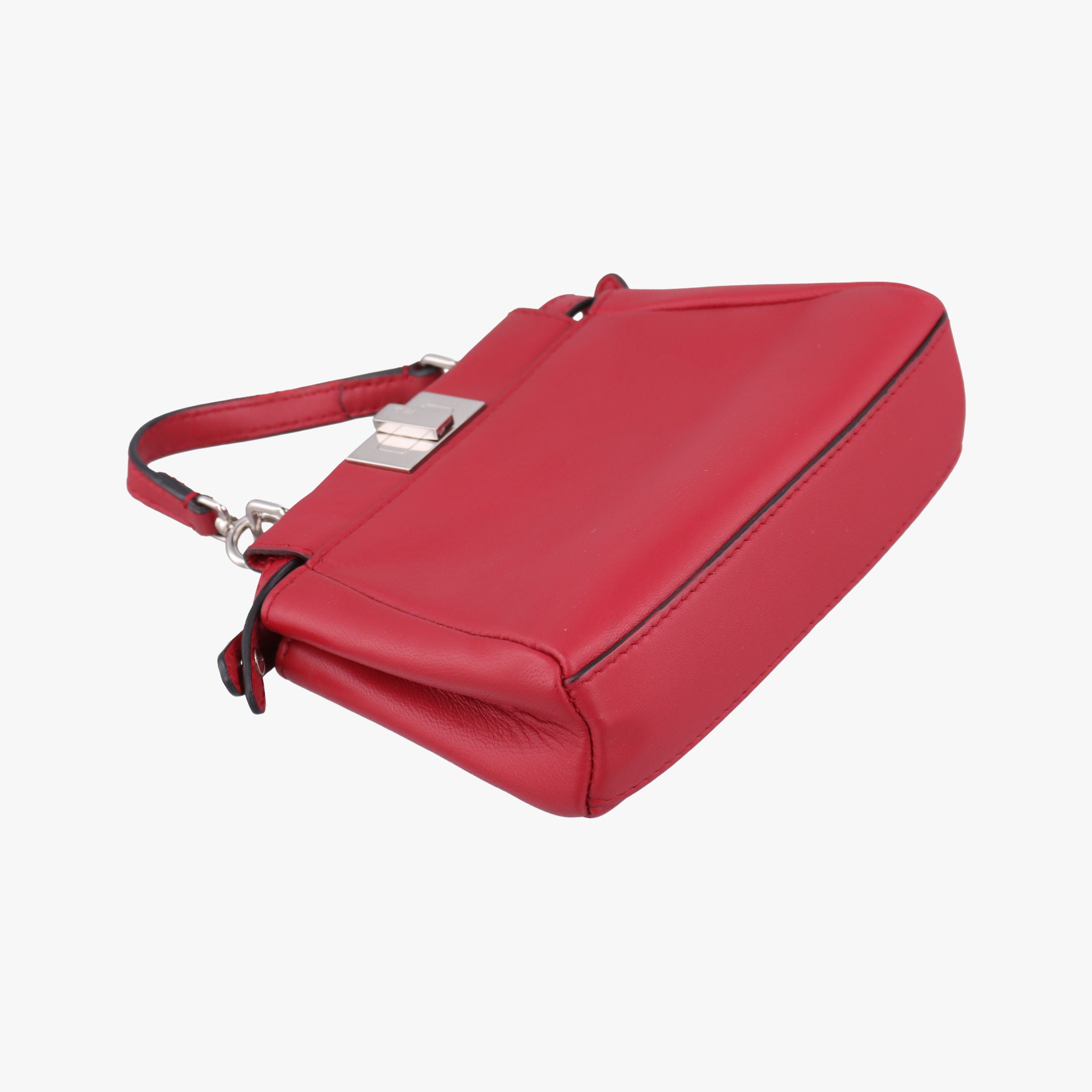 Vintage Fendi Micro Peekaboo Red×multi lambskin 8M0355 shoulderbag | stylenewstar