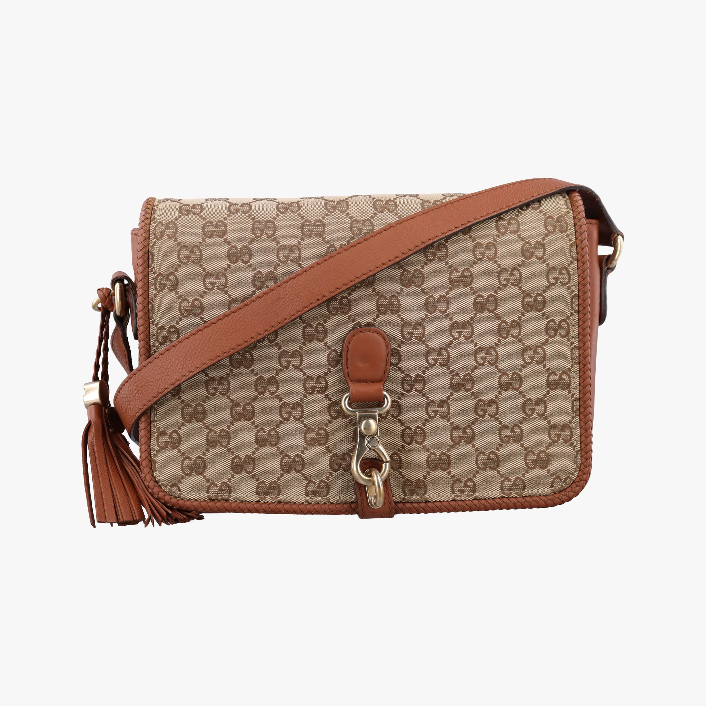 Vintage Gucci Marrakech Messenger Brown Canvas 257024 shoulderbag | stylenewstar