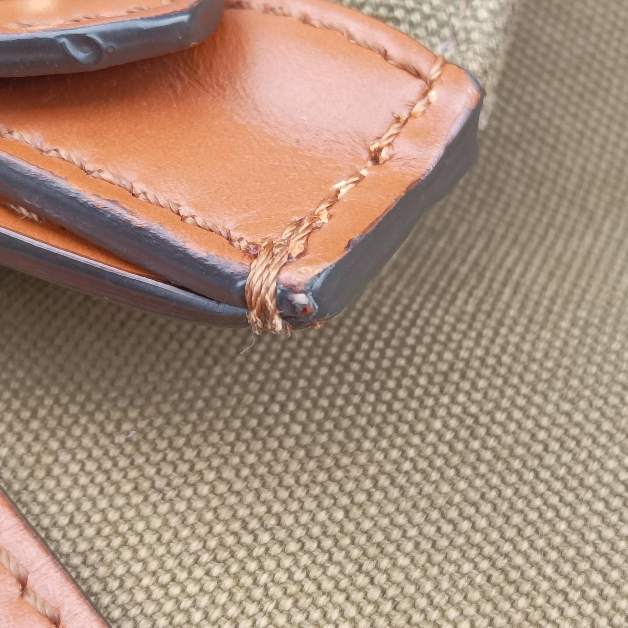 Pre-owned Fendi Peekaboo Green x Brown Canvas x Leather 8BH375 shoulderbag | stylenewstar