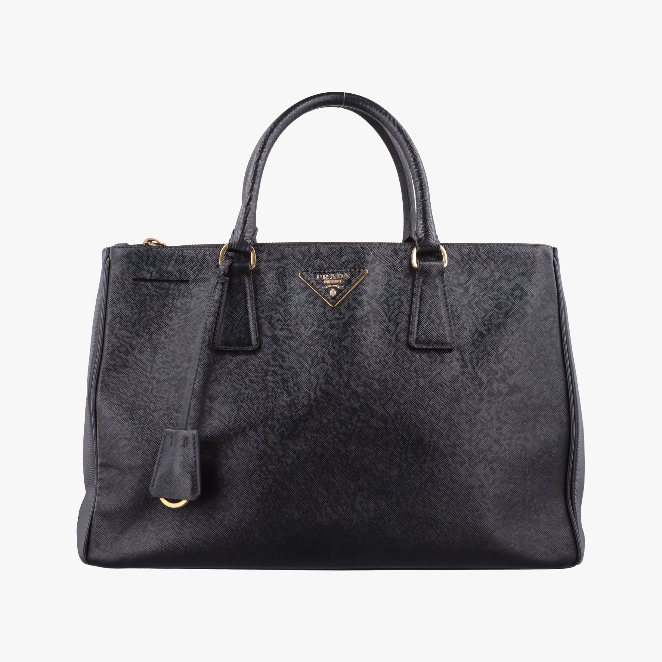 Pre-owned Prada Galleria Black SAFFIANO Leather BN2274 handbag | stylenewstar
