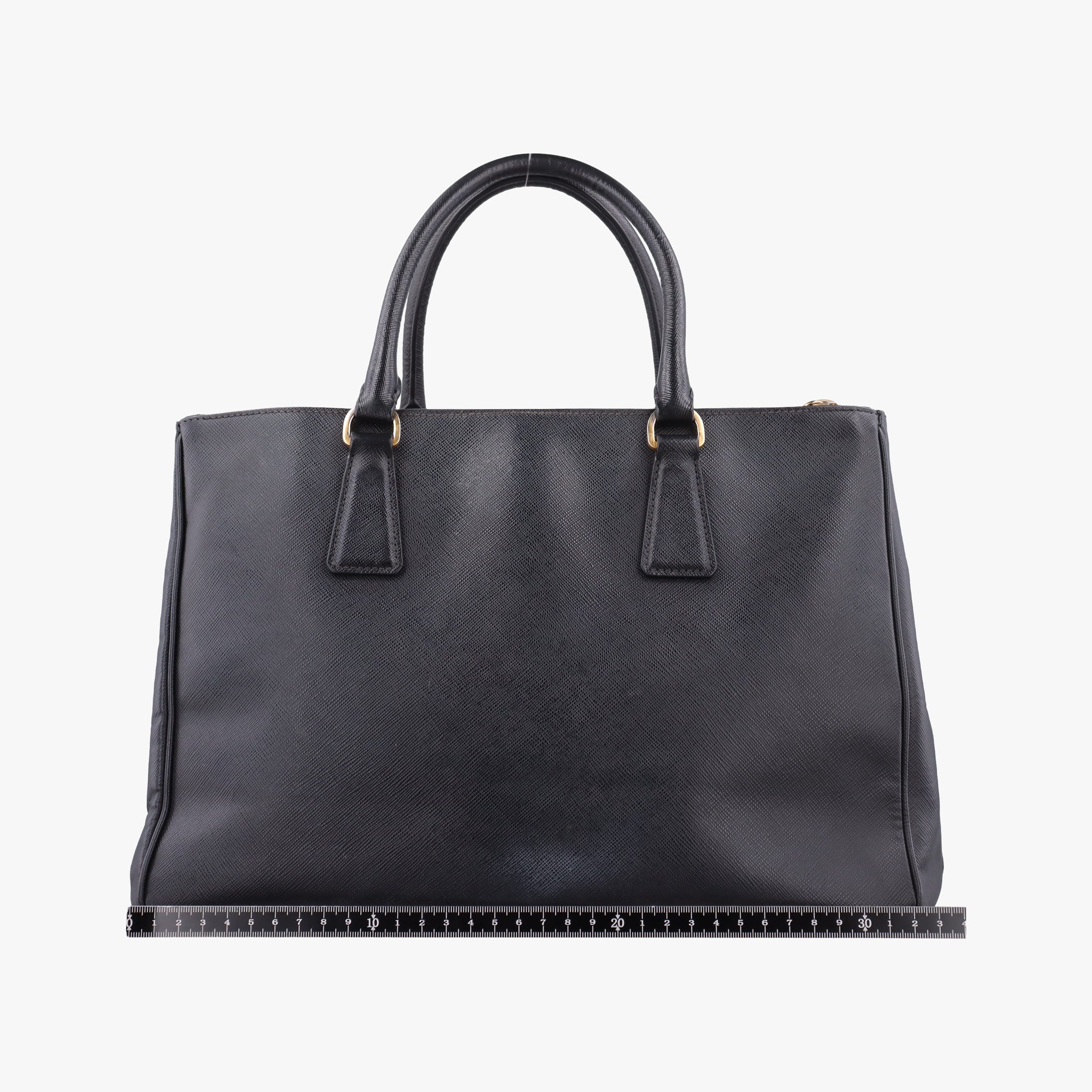 Pre-owned Prada Galleria Black SAFFIANO Leather BN2274 handbag | stylenewstar