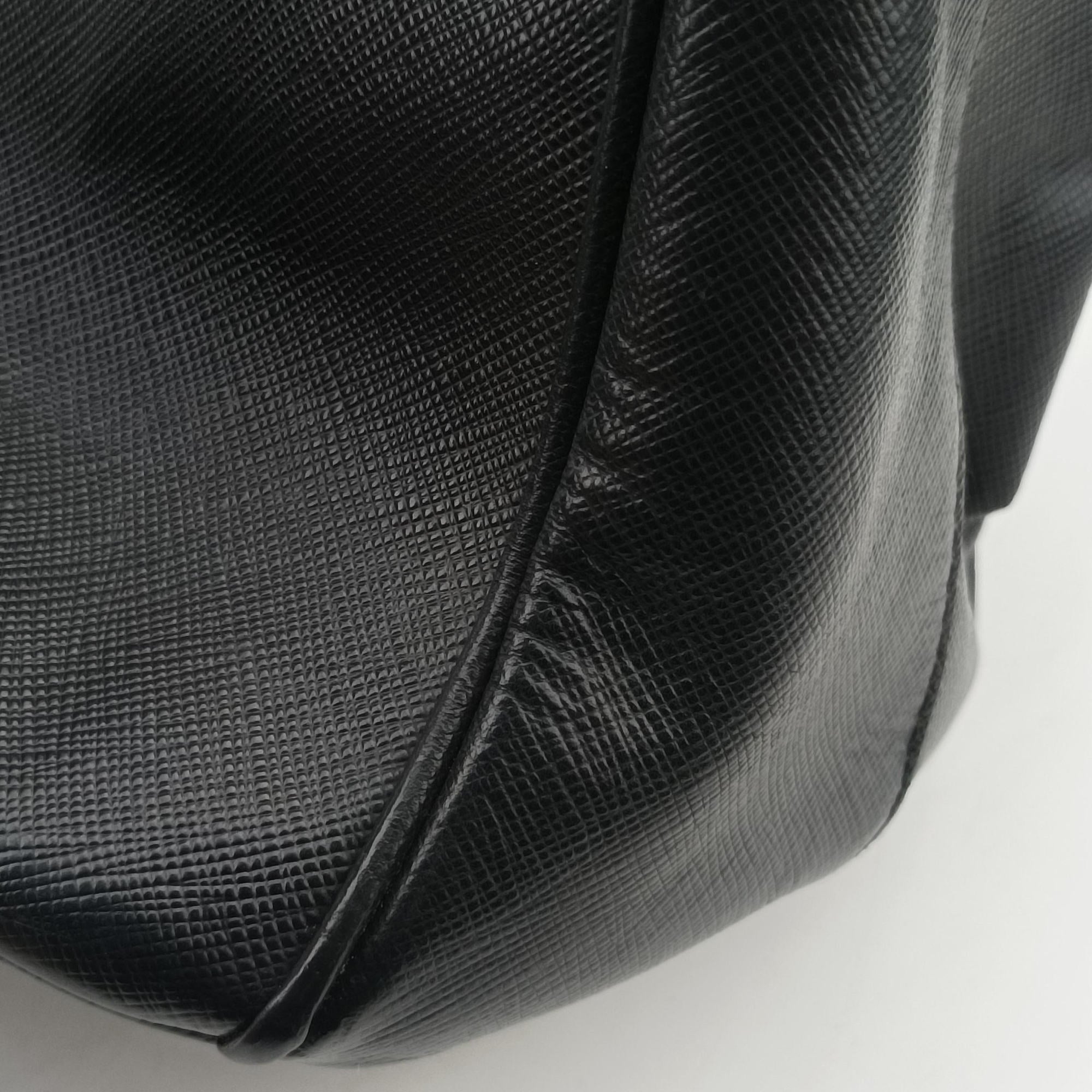Pre-owned Prada Galleria Black SAFFIANO Leather BN2274 handbag | stylenewstar