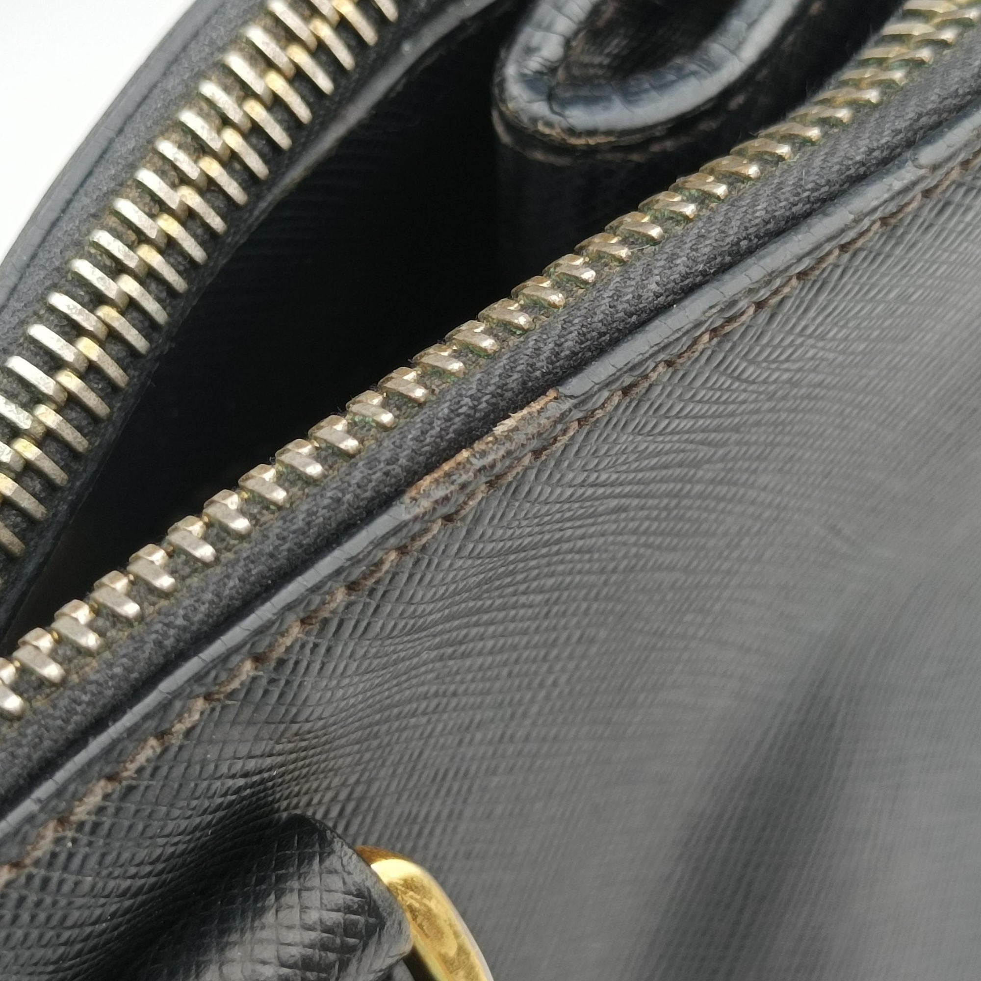 Pre-owned Prada Galleria Black SAFFIANO Leather BN2274 handbag | stylenewstar