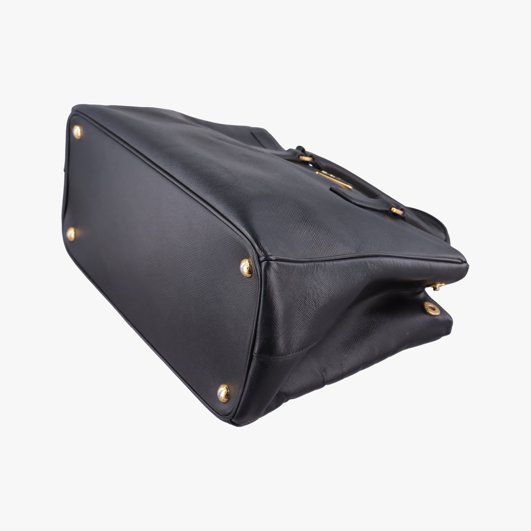 Pre-owned Prada Galleria Black SAFFIANO Leather BN2274 handbag | stylenewstar